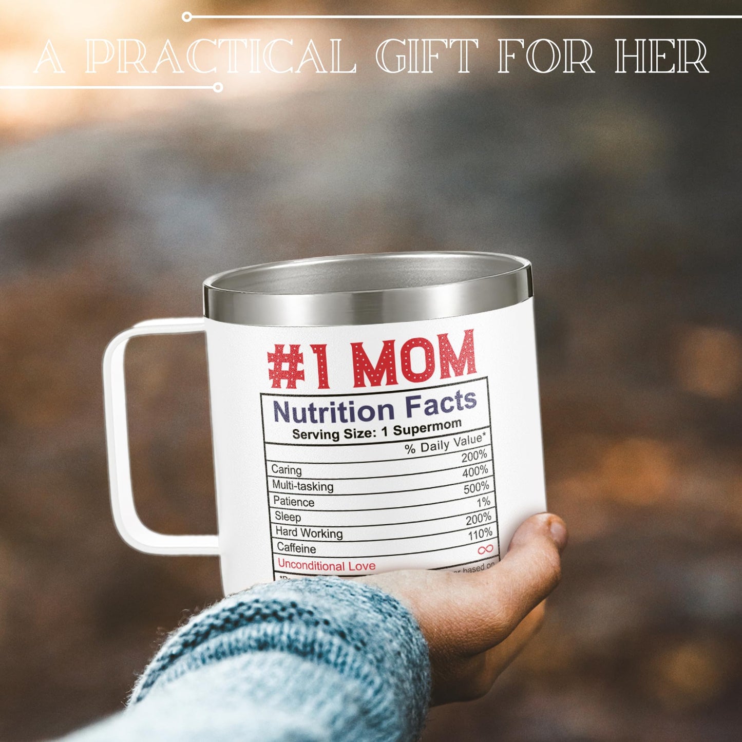 Gifts for Mom from Daughter Son - Mothers Day Gifts for Mom Wife - Birthday, Valentines, Mother's Day, Christmas Gift Ideas for Moms - Gift for Mama, Moms, Mother from Kids - 14 Oz Coffee Mug BST326H