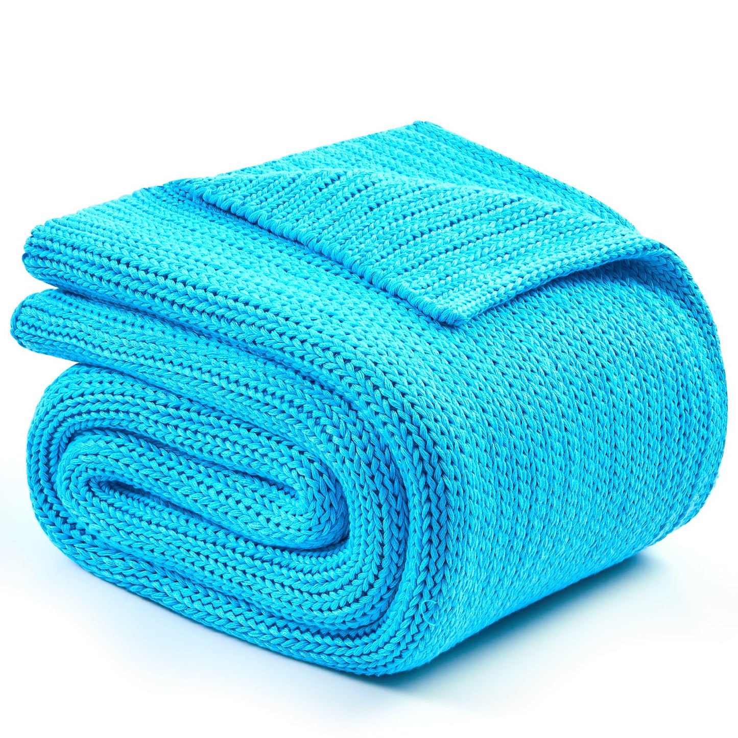 L'AGRATY Knitted Weighted Blanket - 48"x72" 12lbs Cooling Chunky Knit Heavy Blanket for Adults Braided Crochet Throw Thick Cable Yarn Knit Decorative No Beads Evenly Weighted Machine Washable | No Beads Evenly Weighted Machine Washable Chunky Braided Croc