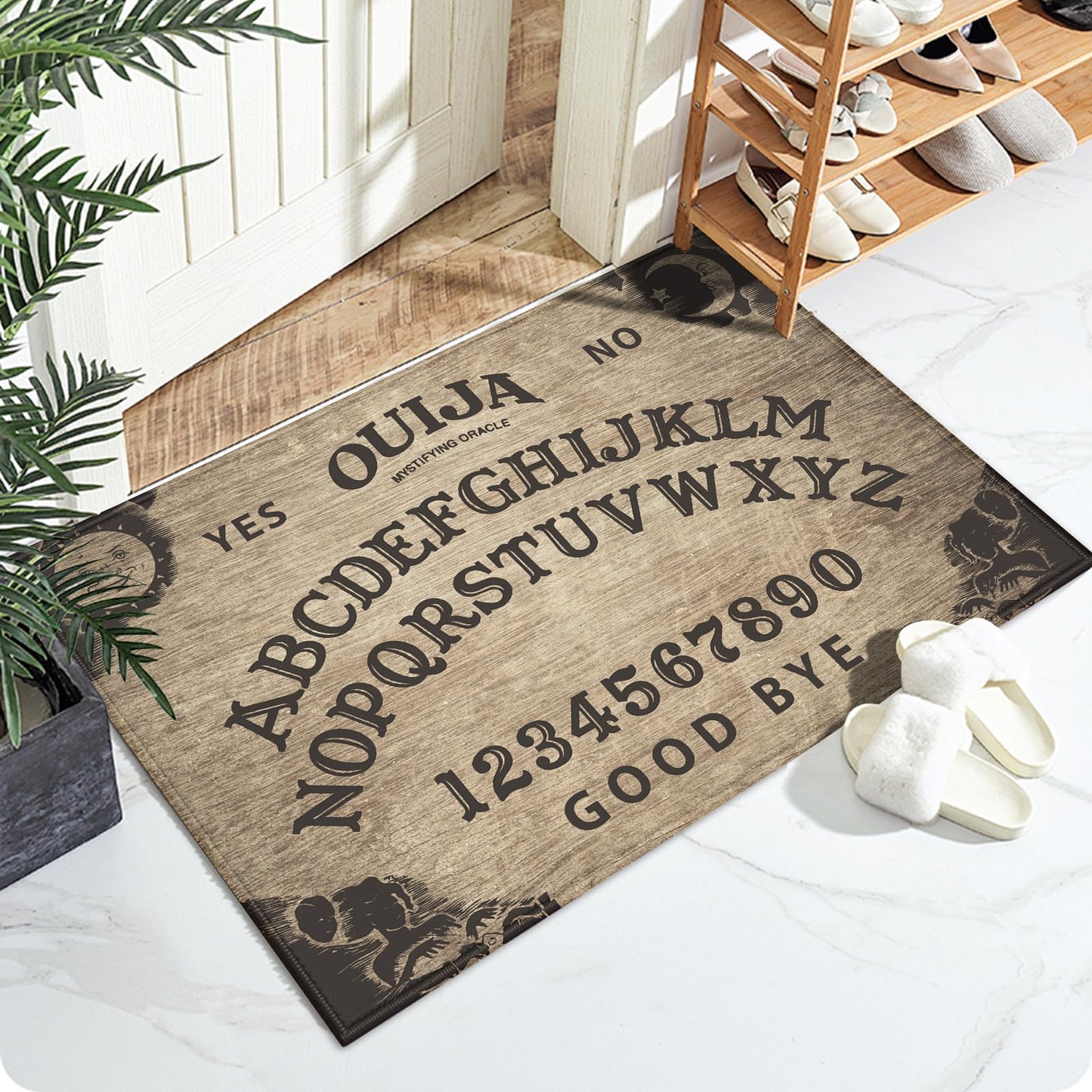 Red Spider Web Bath Mat for Bathroom,Washable Door Mat Absorbent Bath Rug Non-Slip Floor Rug Carpets,for Kitchen Bedroom Indoor BST220