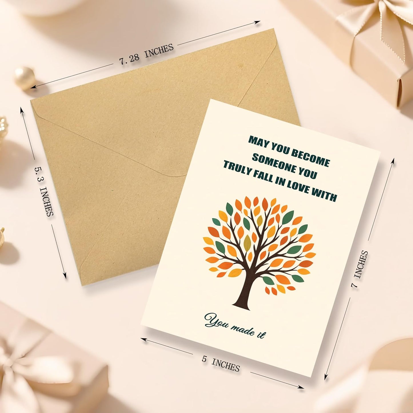 Inspirational Card for Friend, Healing Encouragement Card, Mental Wellness Greeting Card BST202