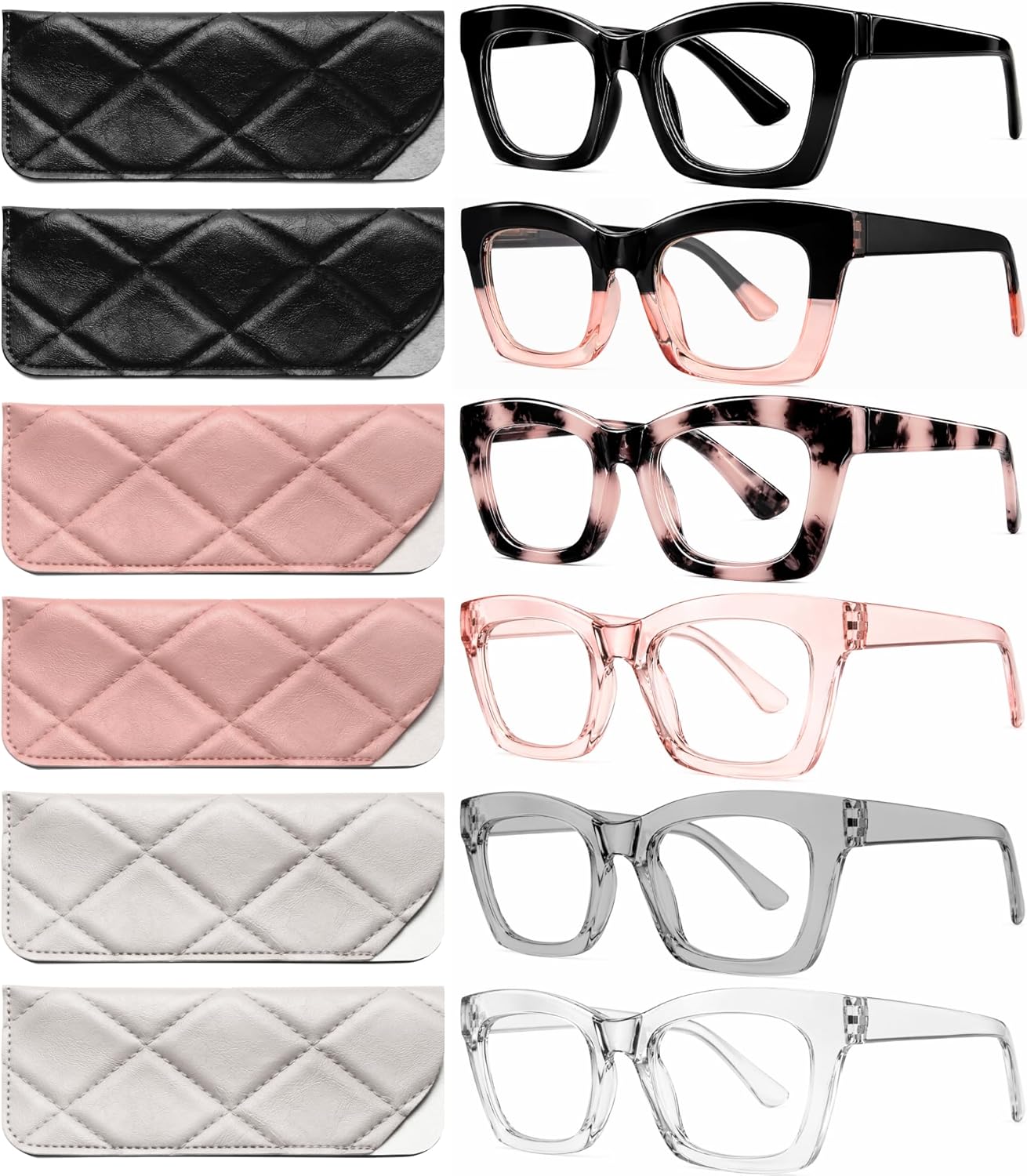 CCVOO 1.5 Style Reading Glasses for Women 102