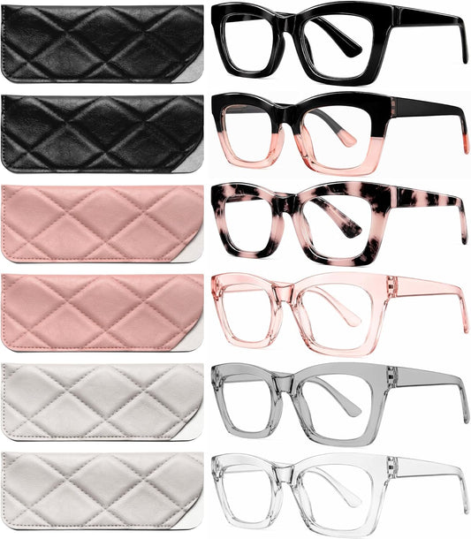 CCVOO 1.5 Style Reading Glasses for Women 102