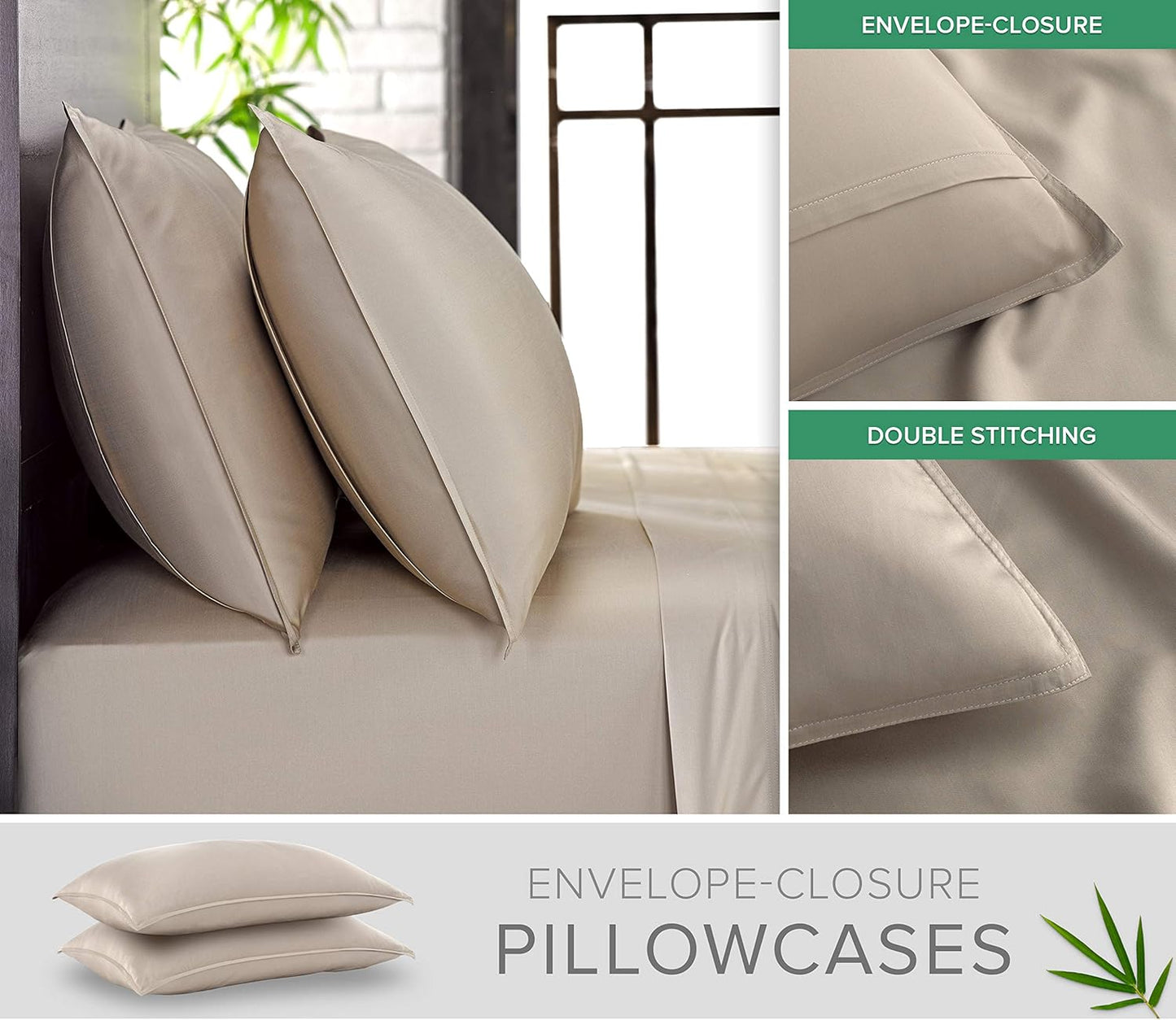Pure Bamboo Twin XL Sheets 48