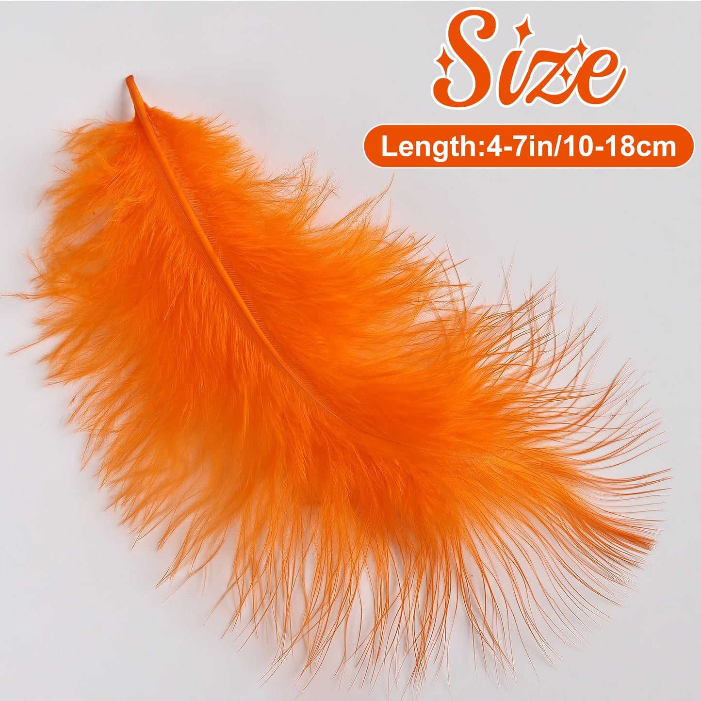 Fluffy Turkey Marabou Feathers 100pcs for Craft Dream Catcher Decoration - 4-7Inches Natural Feathers (Green) BST220