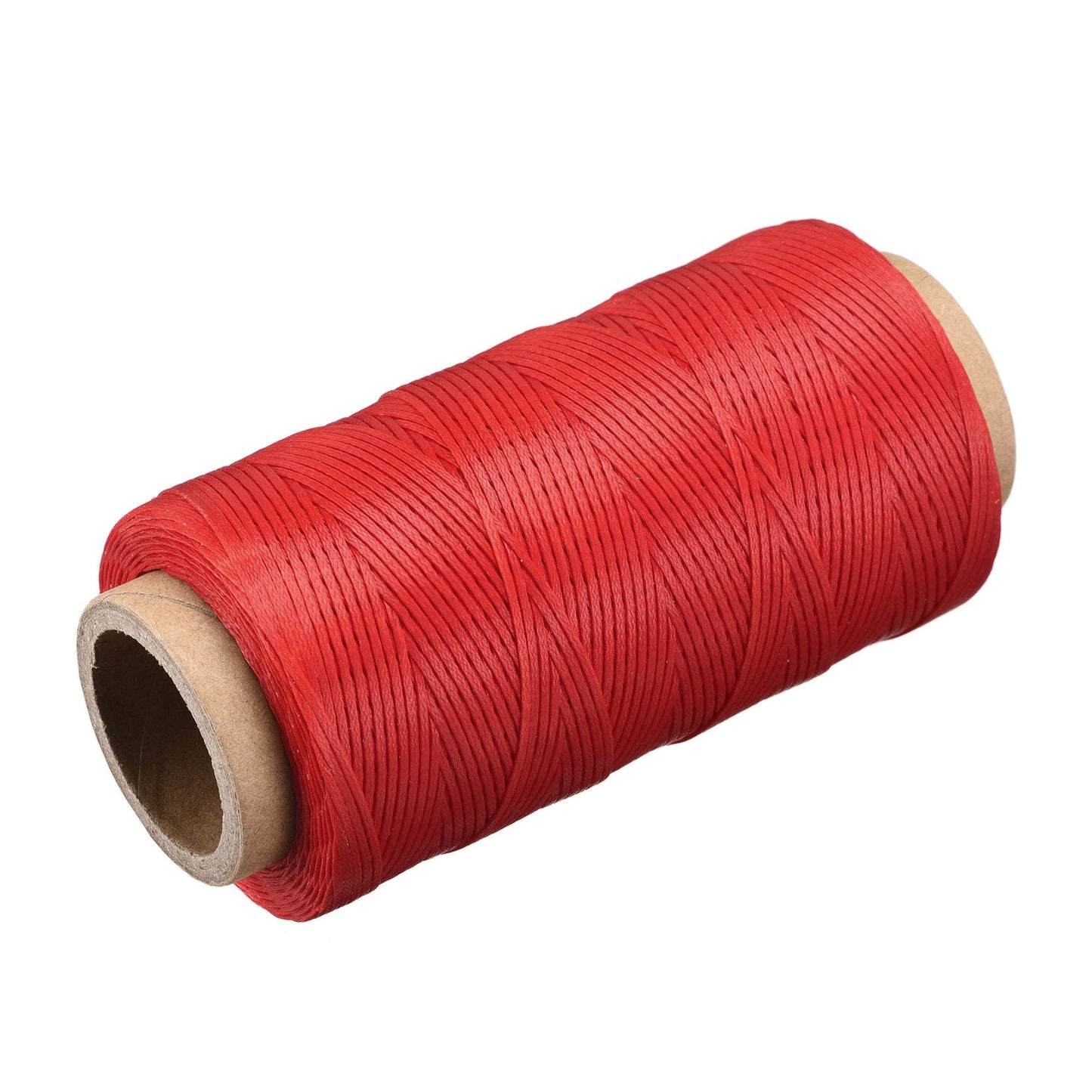 uxcell Leather Sewing Thread 186 Yards 210D/1mm Polyester Waxed Cord for Manual Sewing, Wheat BST326H