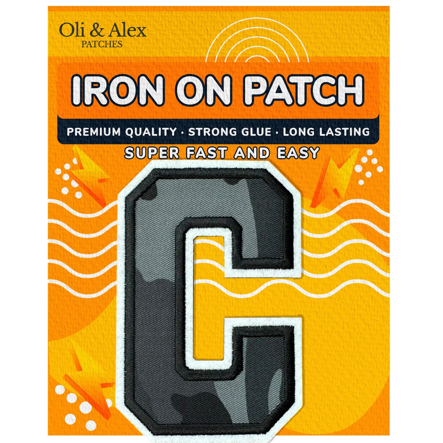 Iron On Letters Patches Premium Quality - Letter for Clothing - Varsity Patch Transfer for Clothes - Embroidered Letters Patches for Jersey Jackets - Sew on Appliques Red BST220