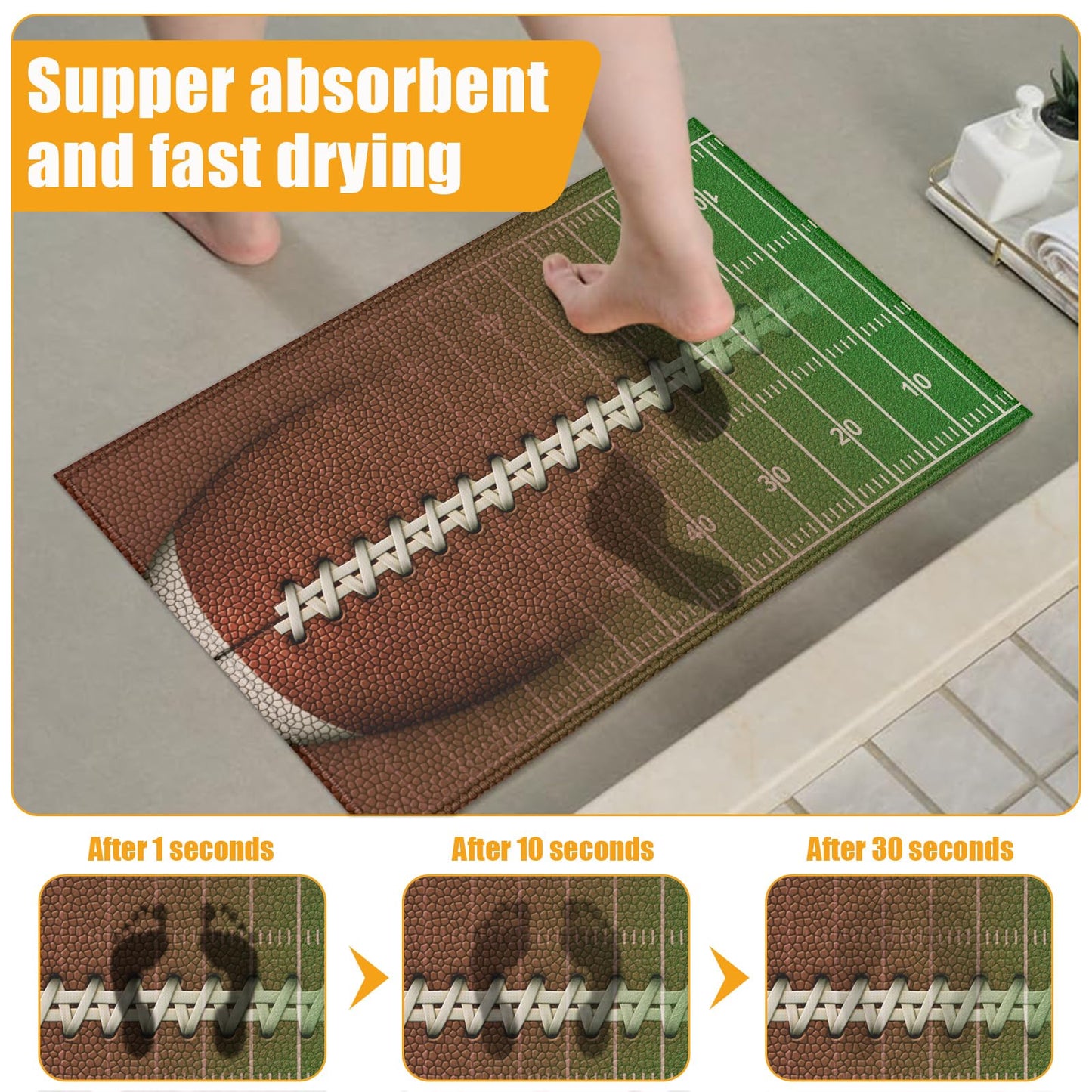 Red Spider Web Bath Mat for Bathroom,Washable Door Mat Absorbent Bath Rug Non-Slip Floor Rug Carpets,for Kitchen Bedroom Indoor BST220