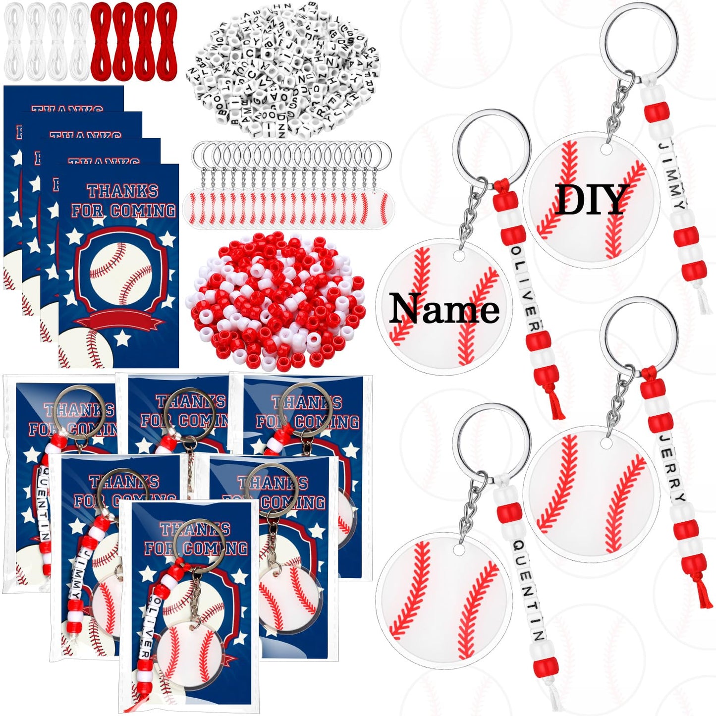 Suncalla 984 Pcs 24 Set Dinosaur Nugget Keychain Making Kit DIY Valentine's Key Chain Crafts Bead Adjustable Letter Beads Cards Strings Kit Gift Backpack Accessories Party Favors(Cute Color) WN420