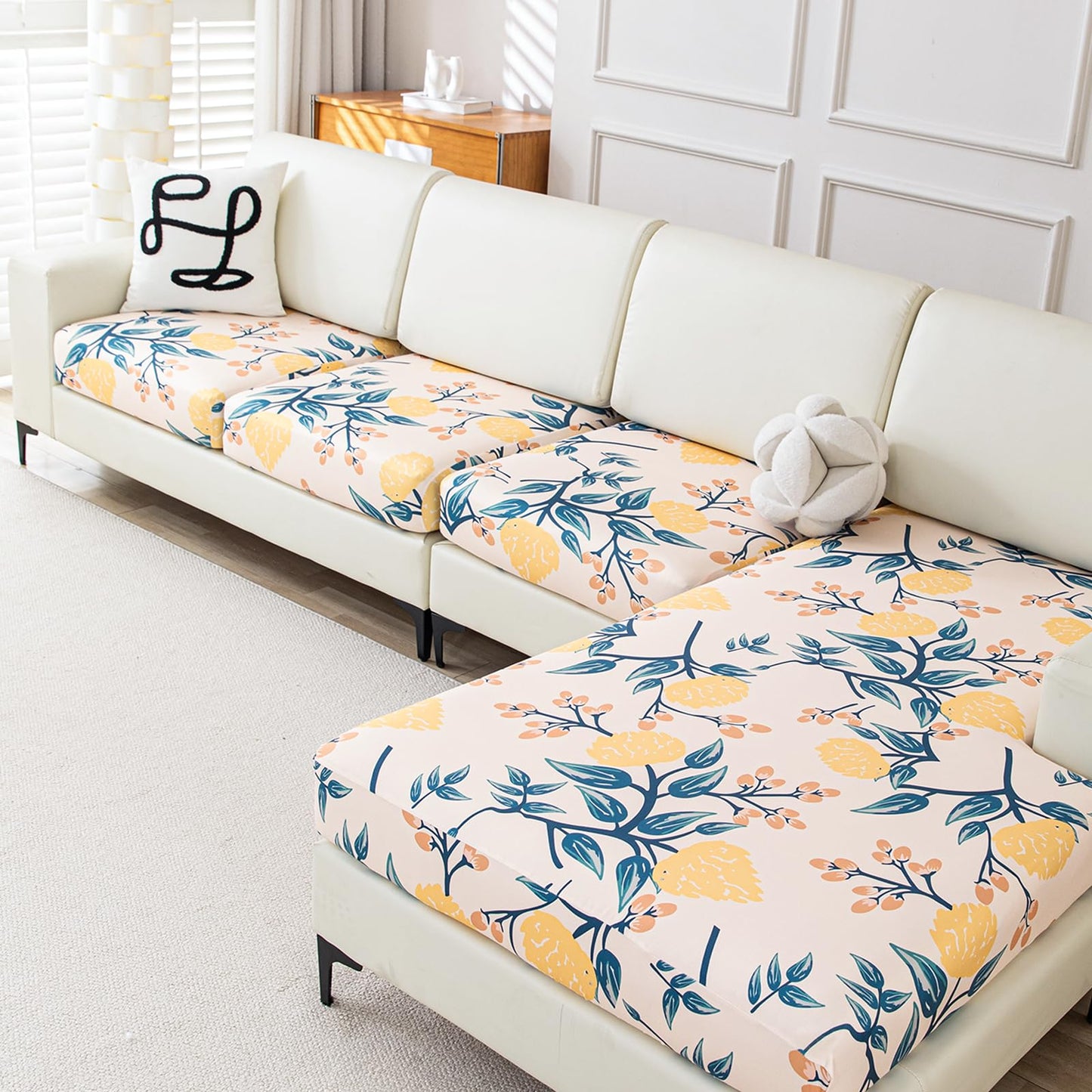 Stretch Couch Cushion Covers for Individual Sofa Seat Cushion,Washable Slipcover for Chair Loveseat Sofa,Furniture Protector Cushion Sofa Cover(Backrest or Seat) BST326H