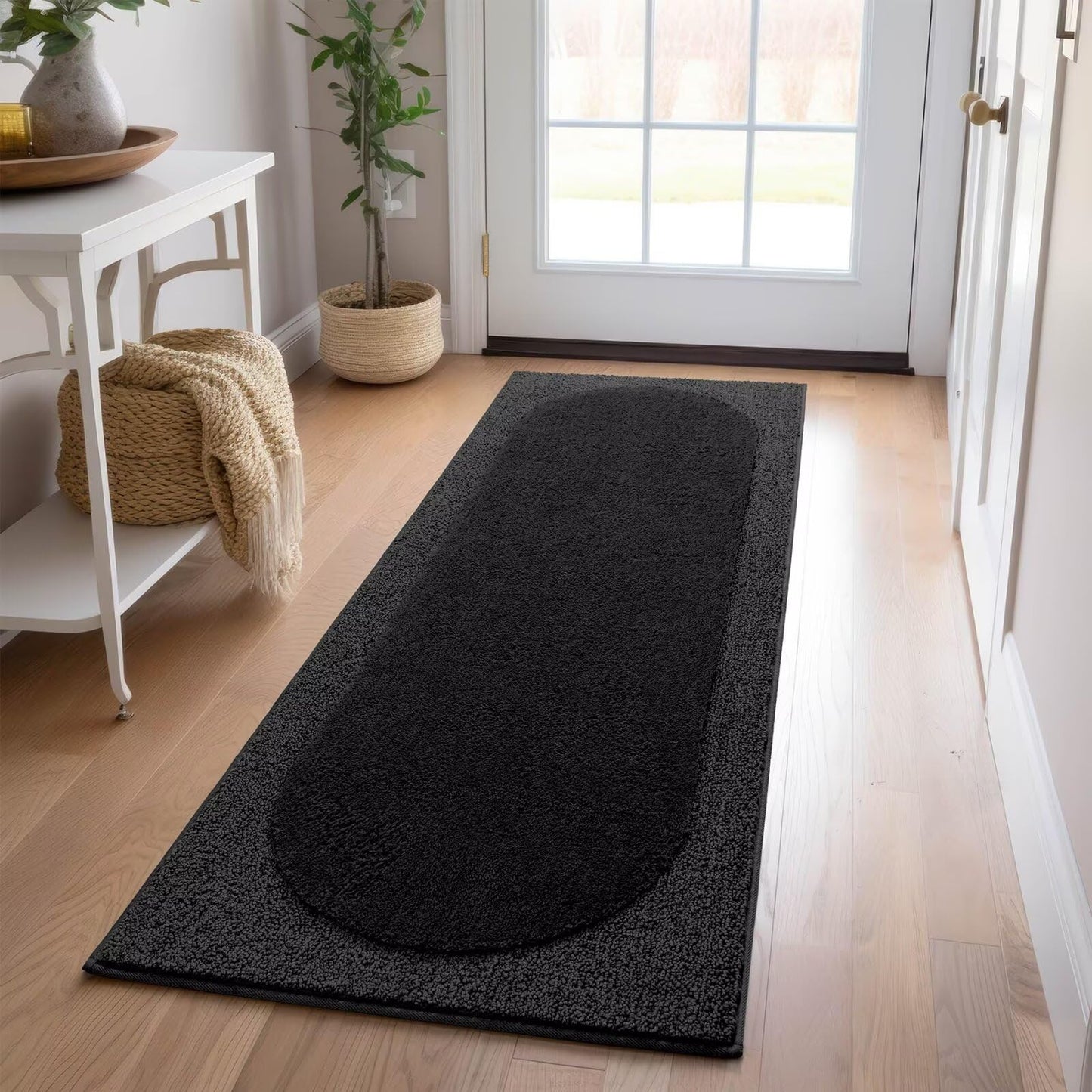 DEXDE Bathroom Rugs Non-Slip Mat for Bathroom Floor Shower,24x16 Beige | Thick Soft Absorbent Bath Mat, Quick Dry Microfiber Rug, Machine Washable Shower Floor Bathroom Mat Home Decor Accessories BST220