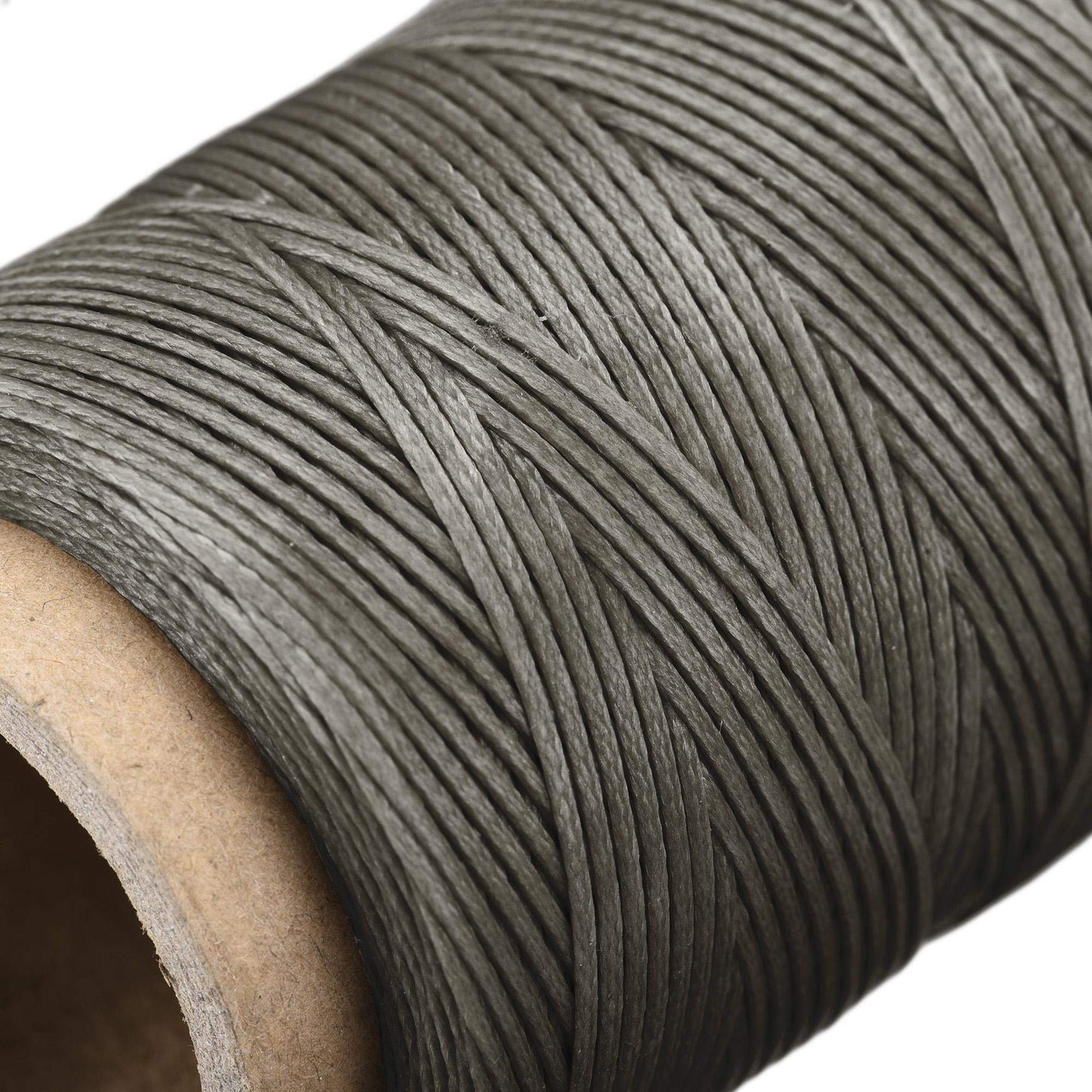 uxcell Leather Sewing Thread 186 Yards 210D/1mm Polyester Waxed Cord for Manual Sewing, Wheat BST326H
