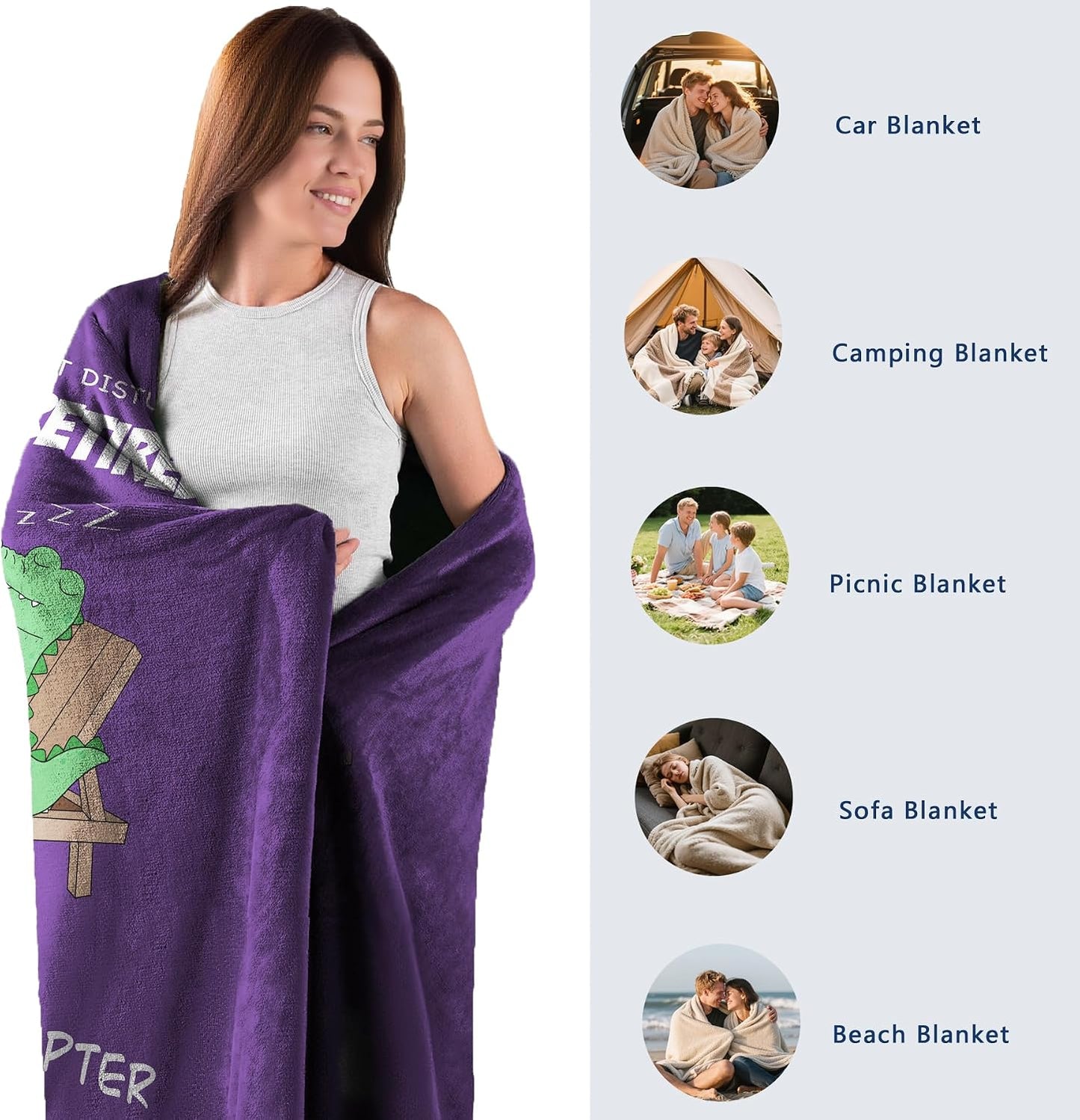 Retirement Gifts,Gift for Retirement,Retirement Gift for Woman,Funny Retirement Gifts for Woman,Gifts for Retirement Women,Best Retirement Gifts Ideas,Retirement Blanket for Women 50" X 60" BST220