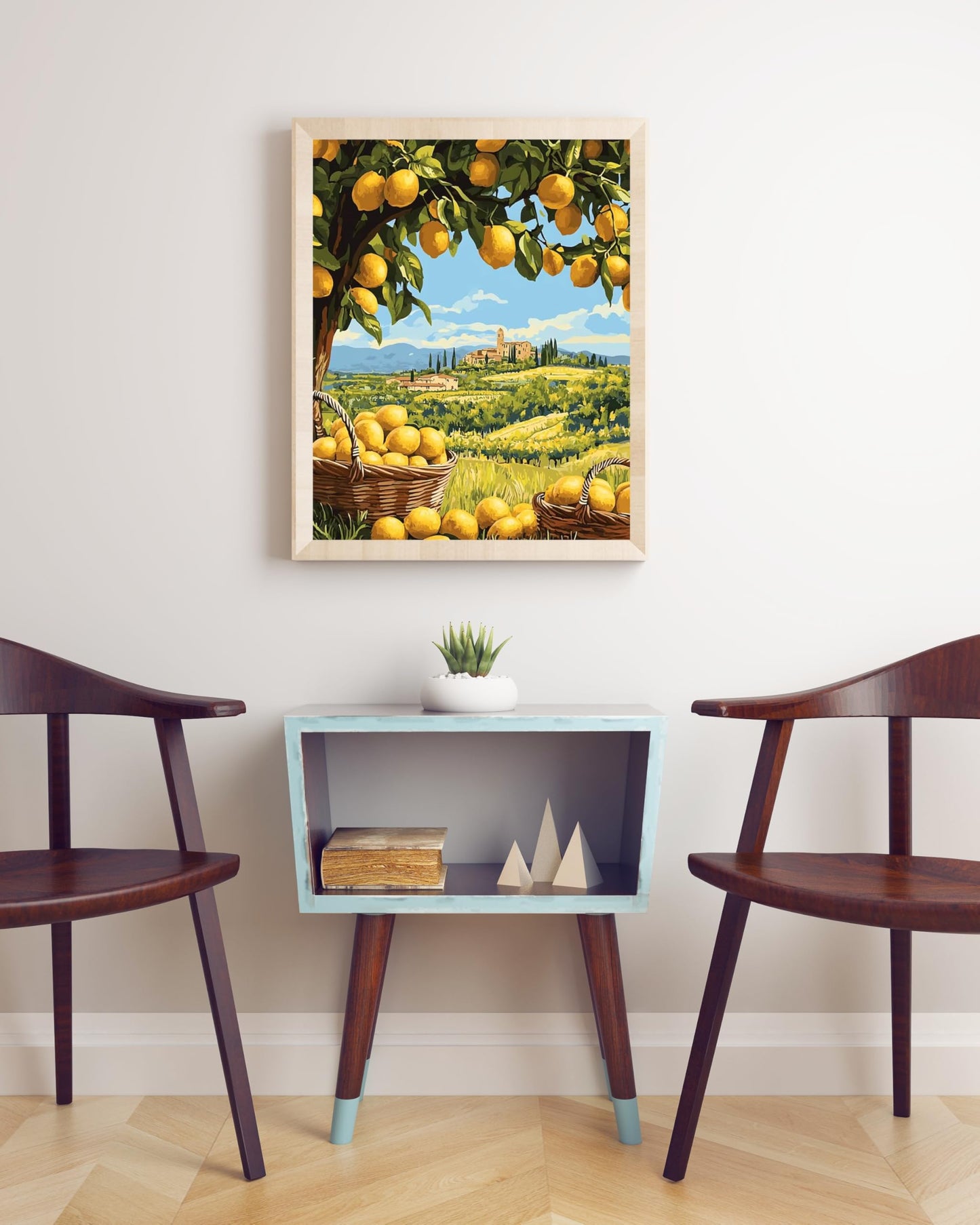 5DDIYART Paint by Numbers for Adults Beginner,Citrus Lemon Fruit Paint by Number Kits on Canvas Without Framed,Paint by Easy Acrylic Painting Home Wall Decor 16x20inch BST220