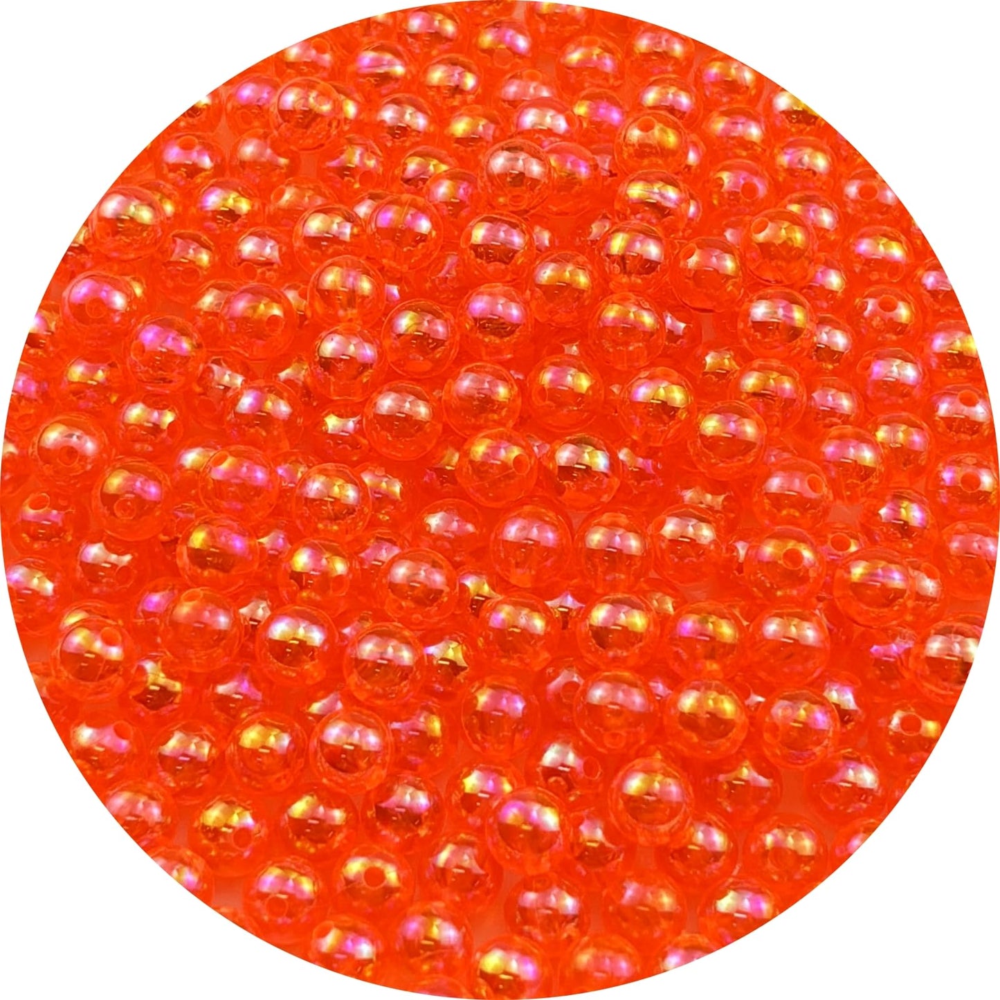 2000pcs 4mm Acrylic Round Beads AB Colors Acrylic Beads Round Spacer Beads with Hole for DIY Bracelet Necklace Jewelry Making Supplies Handmade Craft(Green AB) BST220