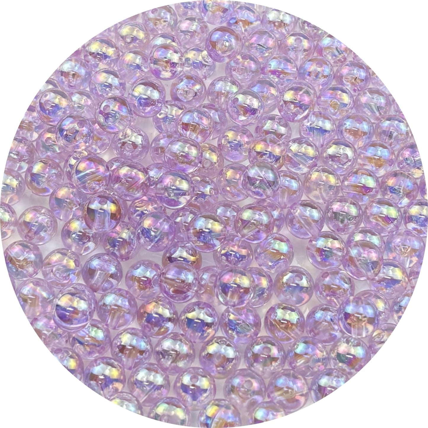 2000pcs 4mm Acrylic Round Beads AB Colors Acrylic Beads Round Spacer Beads with Hole for DIY Bracelet Necklace Jewelry Making Supplies Handmade Craft(Green AB) BST220