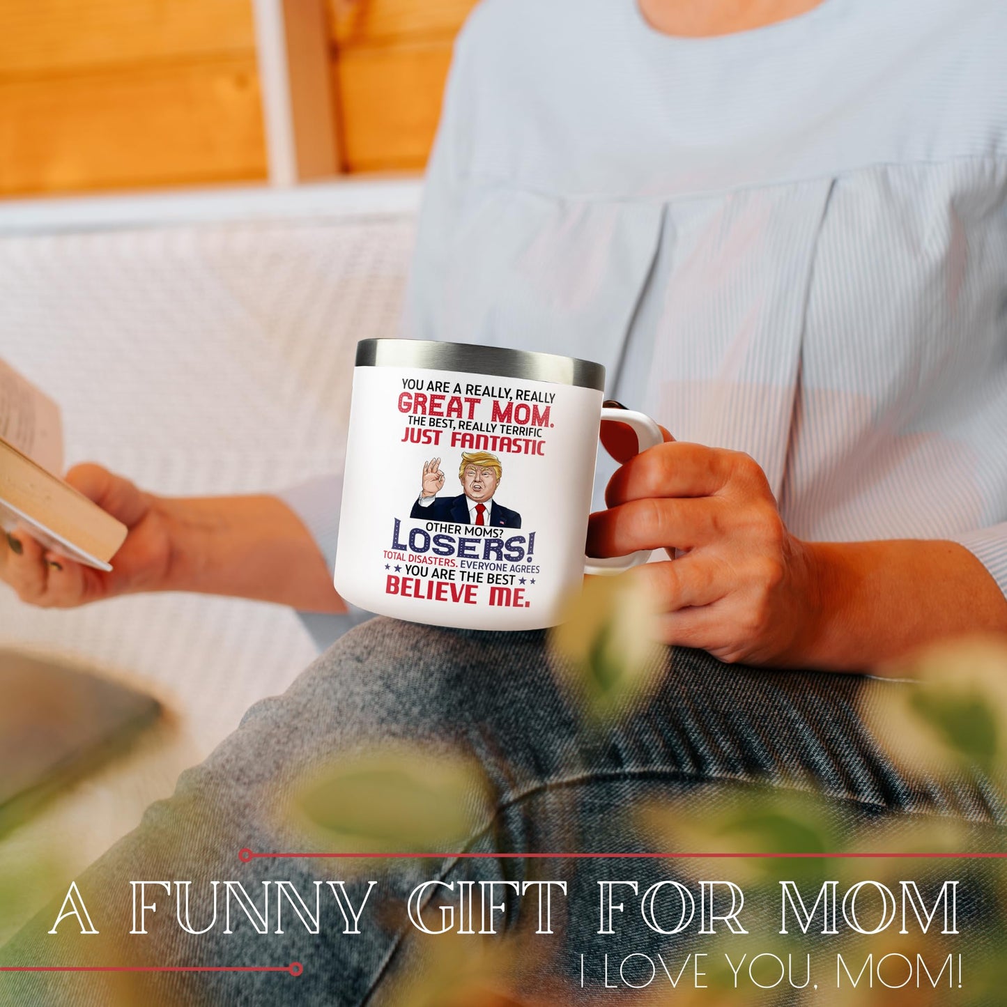 Gifts for Mom from Daughter Son - Mothers Day Gifts for Mom Wife - Birthday, Valentines, Mother's Day, Christmas Gift Ideas for Moms - Gift for Mama, Moms, Mother from Kids - 14 Oz Coffee Mug BST326H
