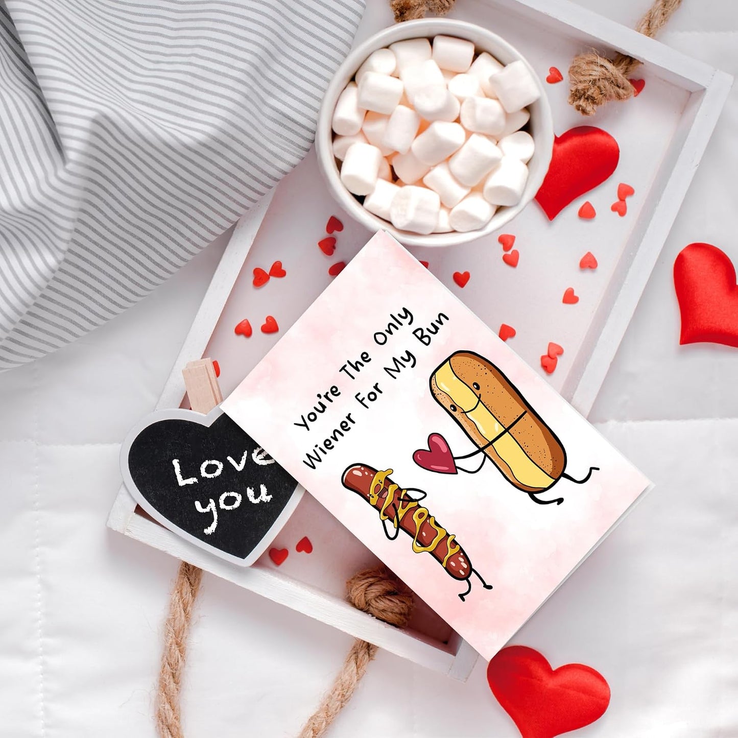 Pawzity Valentines Gifts for Him, Boyfriend, Bf, Husband, Men - Funny Valentines Card for Him - Anniversary, Birthday Gifts for Him - Single 5.3''x 8'' Funny Card with Envelope for Boyfriend, Husband WN420