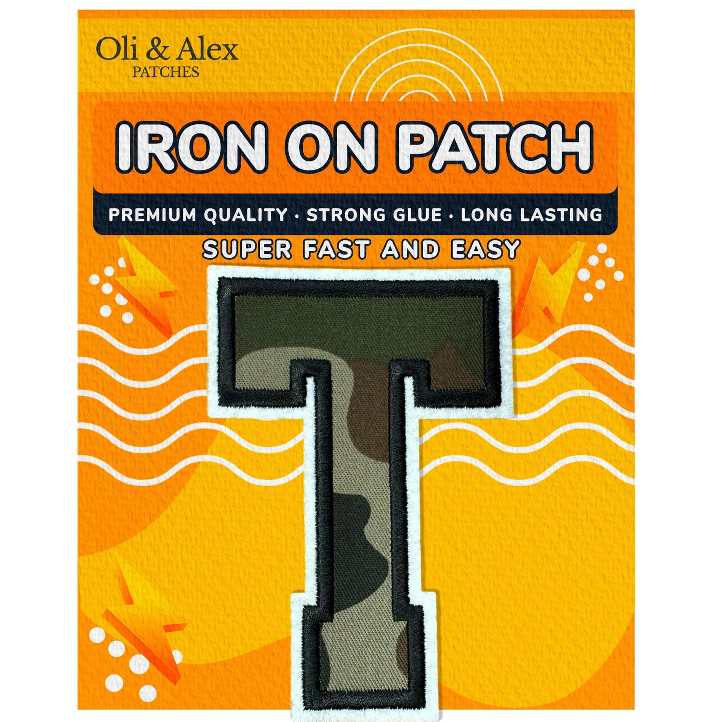 Iron On Letters Patches Premium Quality - Letter for Clothing - Varsity Patch Transfer for Clothes - Embroidered Letters Patches for Jersey Jackets - Sew on Appliques Red BST220