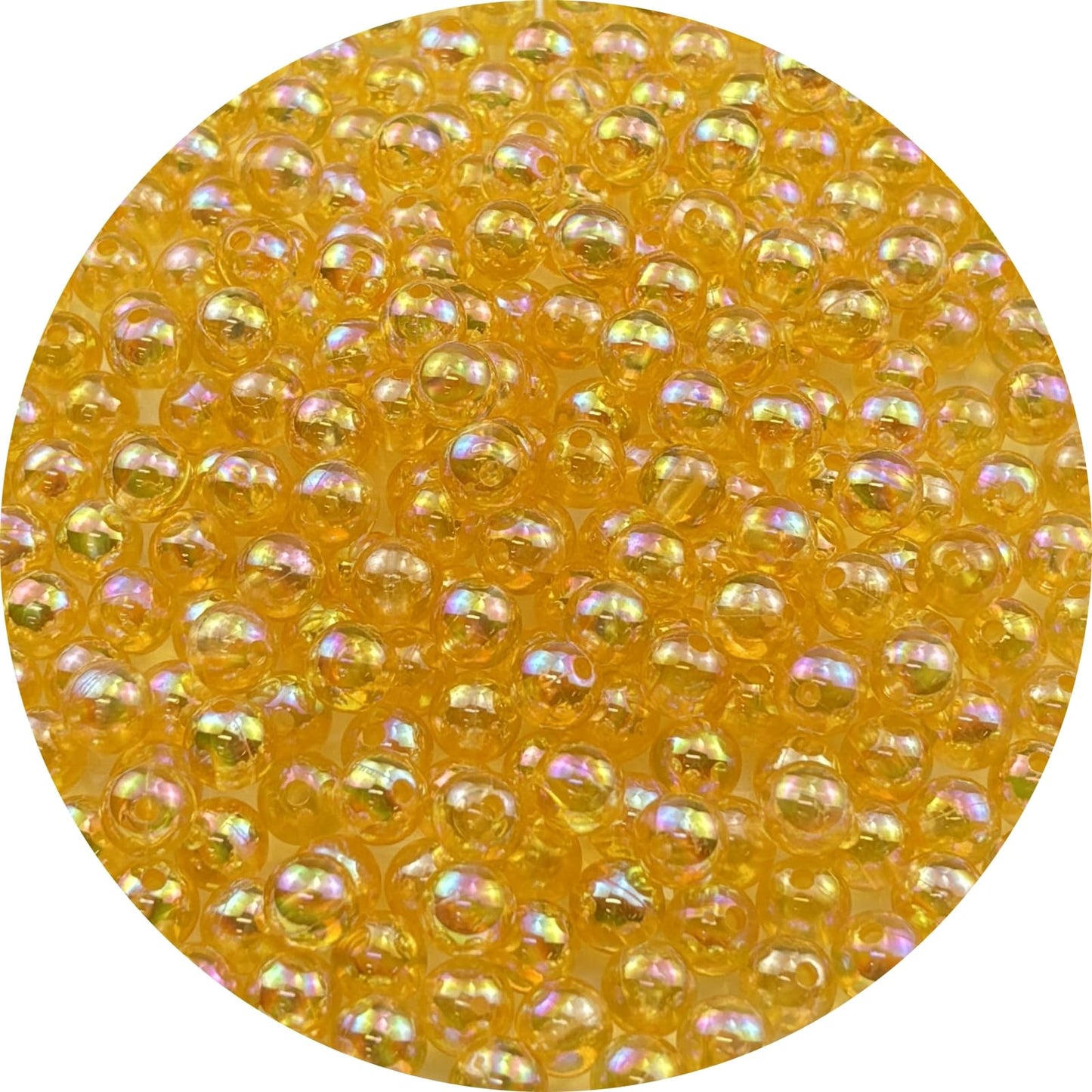 2000pcs 4mm Acrylic Round Beads AB Colors Acrylic Beads Round Spacer Beads with Hole for DIY Bracelet Necklace Jewelry Making Supplies Handmade Craft(Green AB) BST220