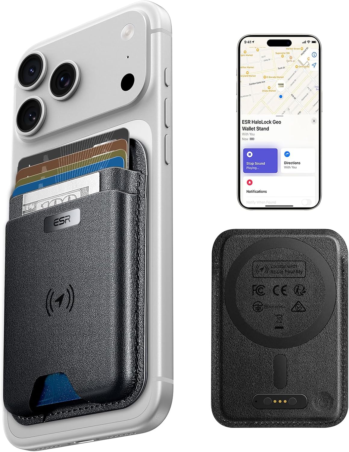ESR Geo for MagSafe Wallet with Full Find My Functionality 102