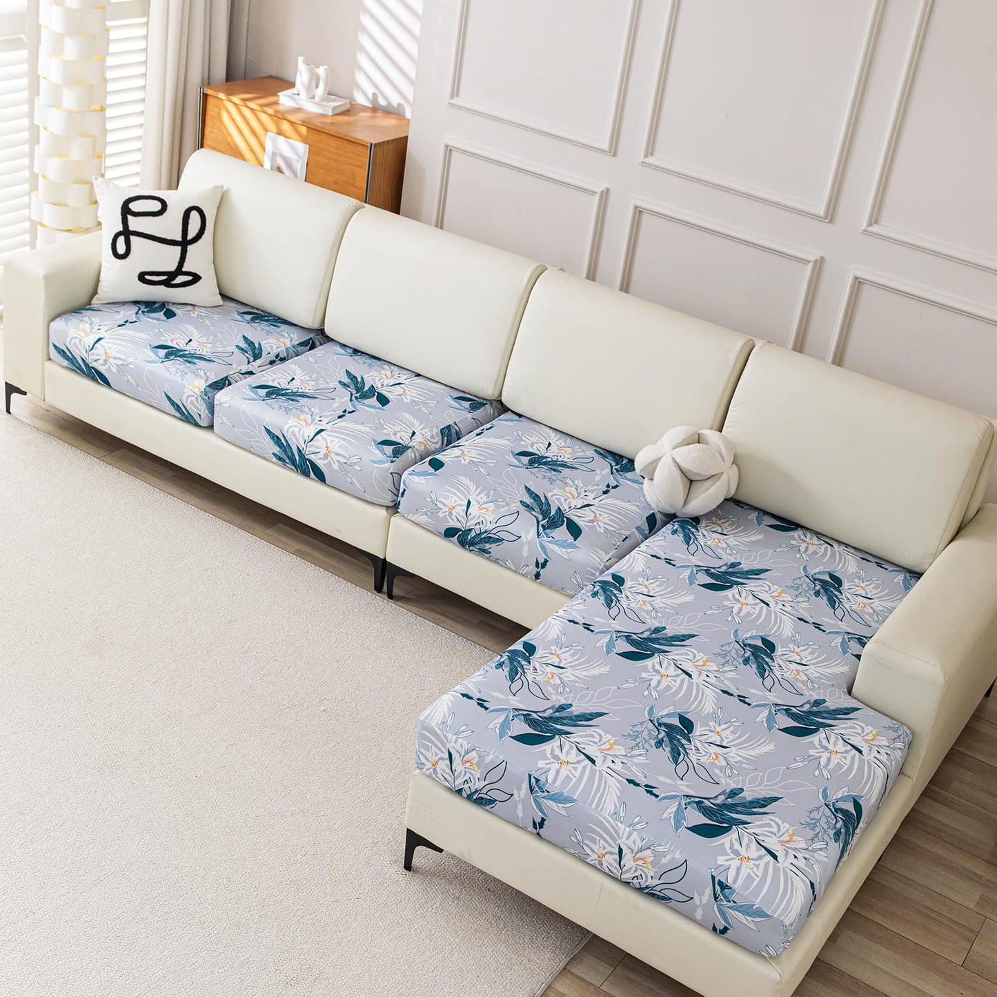 Stretch Couch Cushion Covers for Individual Sofa Seat Cushion,Washable Slipcover for Chair Loveseat Sofa,Furniture Protector Cushion Sofa Cover(Backrest or Seat) BST326H