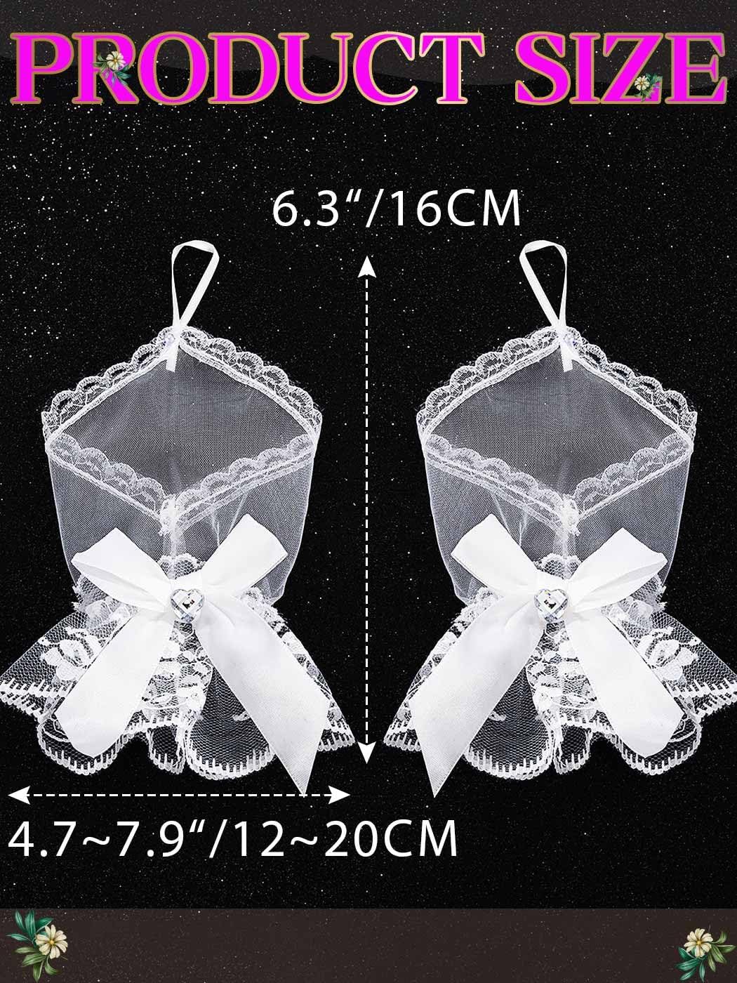 White Sheer Gloves Wedding Tea Party Gloves Fingerless Short Bridal Glove for Women WN420
