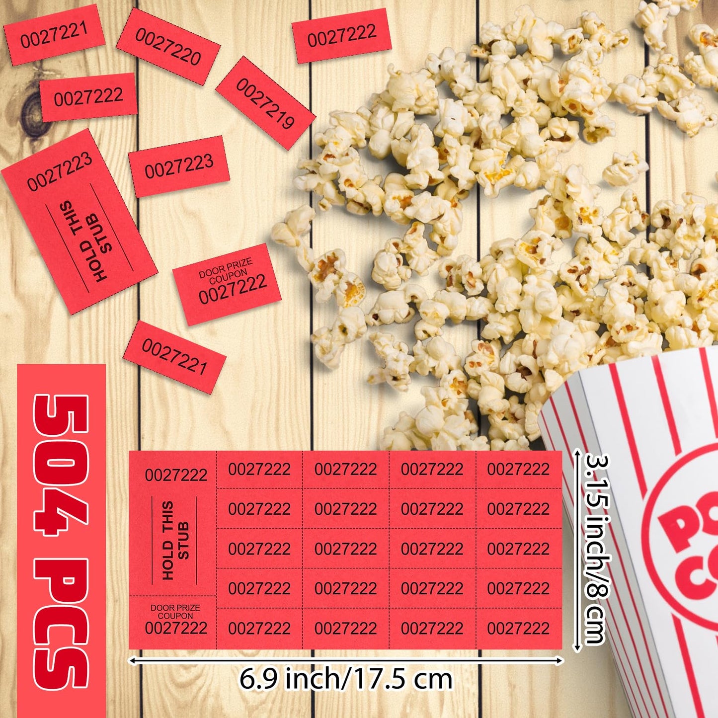Kosiz 504 Sheets 25 Bid Raffle Ticket with Different Numbers Per Sheet Chinese Auction Tickets for Events Church Basket Auction Silent (Light Green)