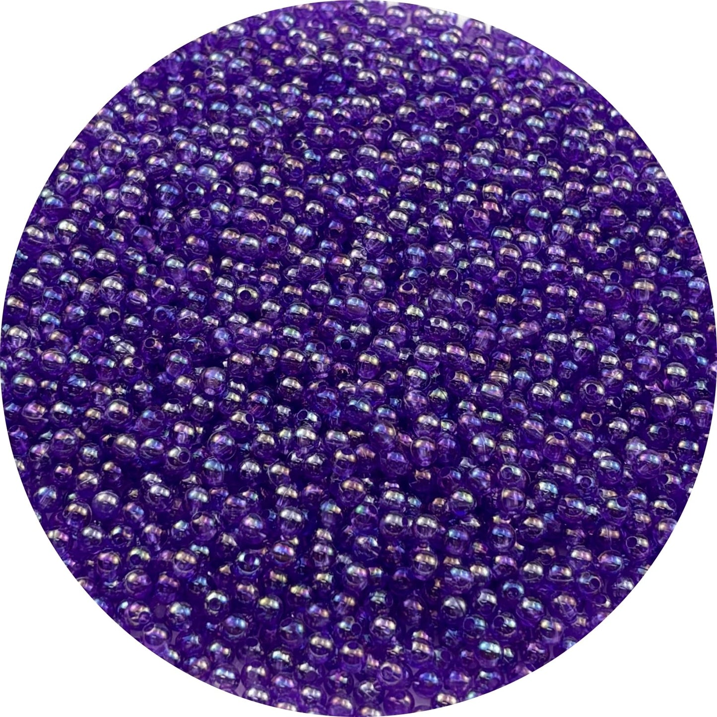 2000pcs 4mm Acrylic Round Beads AB Colors Acrylic Beads Round Spacer Beads with Hole for DIY Bracelet Necklace Jewelry Making Supplies Handmade Craft(Green AB) BST220