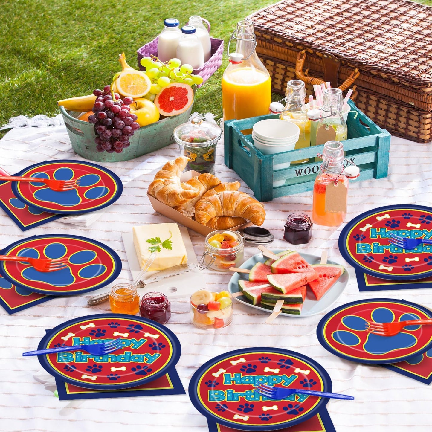 96 Pcs Race Car 1st Birthday Party Plates and Napkins Racing Cars First Birthday Decor Race Car One Year Old Dessert Cake Plates Racing Cars Theme Tableware Set for Kids Boy Party Decor 24 Guests BST202