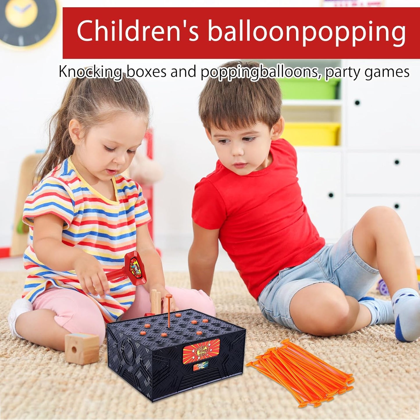 CHOWONE Balloon Game Fun Board Game for Kids and Adults 60