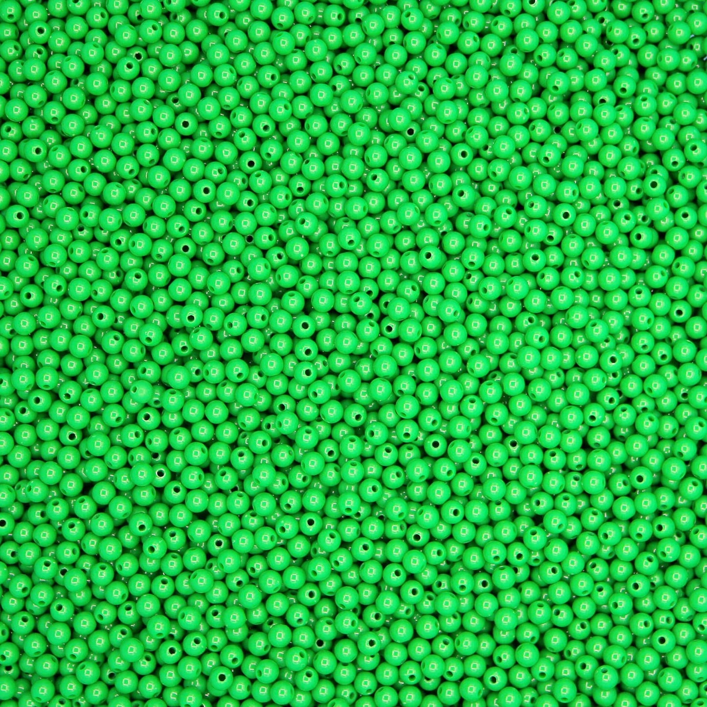 600 Pieces Black Beads for Jewelry Making, Bulk 6mm Colorful Acrylic Beads, Acrylic Round Loose Ball Beads with 1.5mm Hole for Bracelets Necklaces Earring Making Supplies BST220