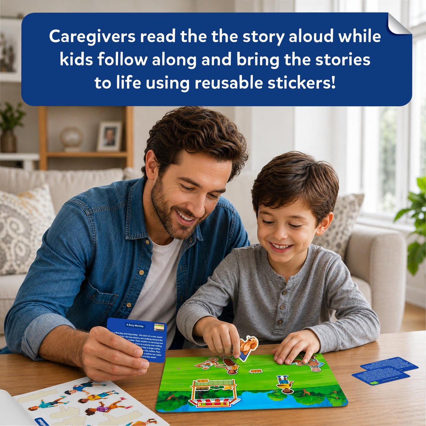 Skillmatics Activity Kit - Creative Storytelling & Skill Building with 150+ Reusable Stickers N3233