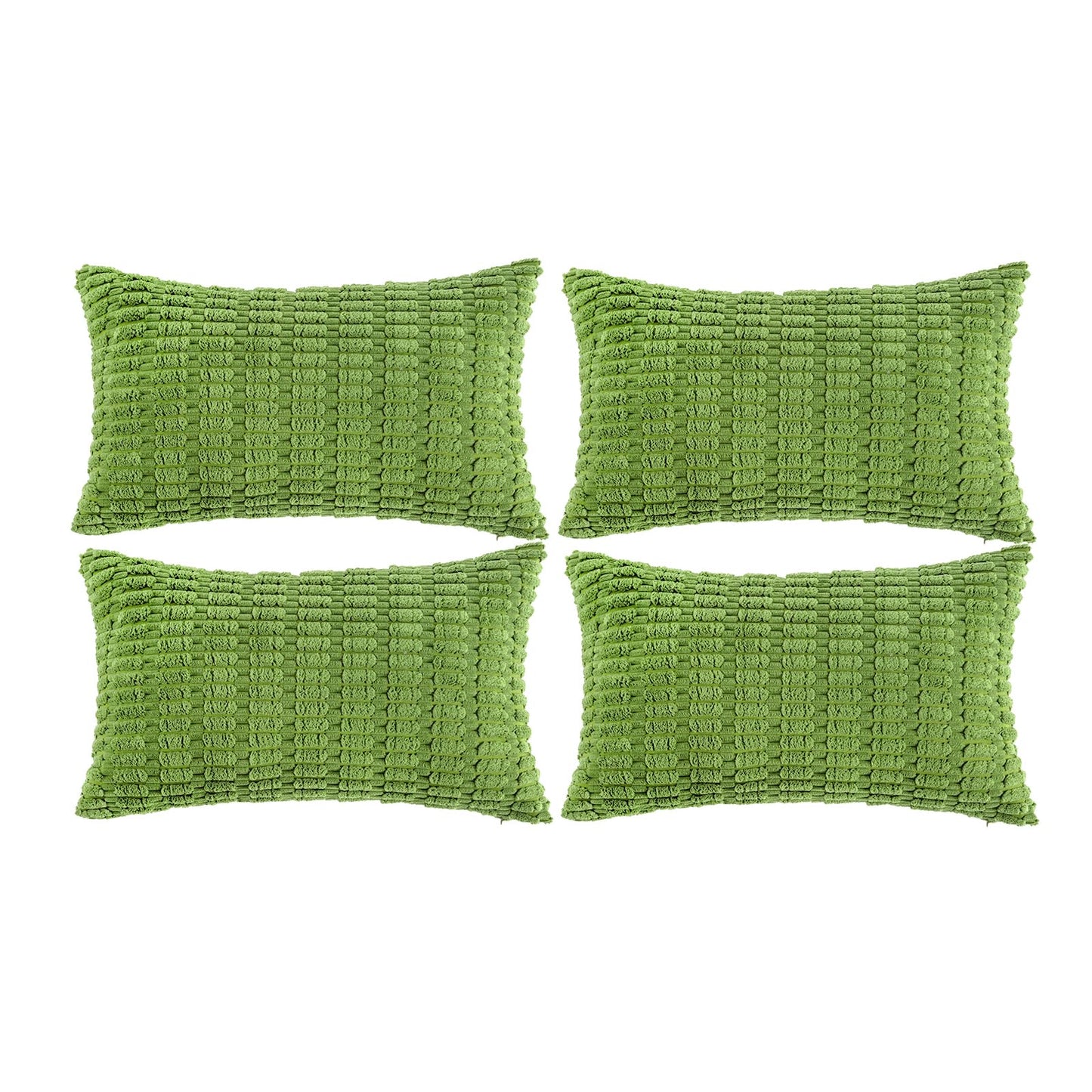 Fancy Homi 4 Packs Decorative Throw Pillow Covers for Living Room Couch Bed, Modern Farmhouse Boho Home Décor Accent Cushion Case, 26" x 26", Peach BST220