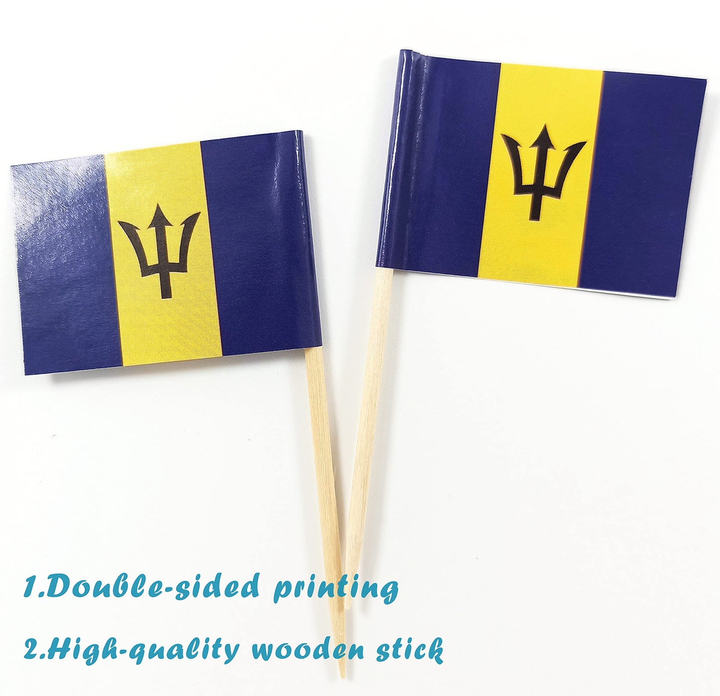 JBCD Mexico Toothpick Flag Mexican Mini Small Cupcake Topper Flags, 200pcs BST220