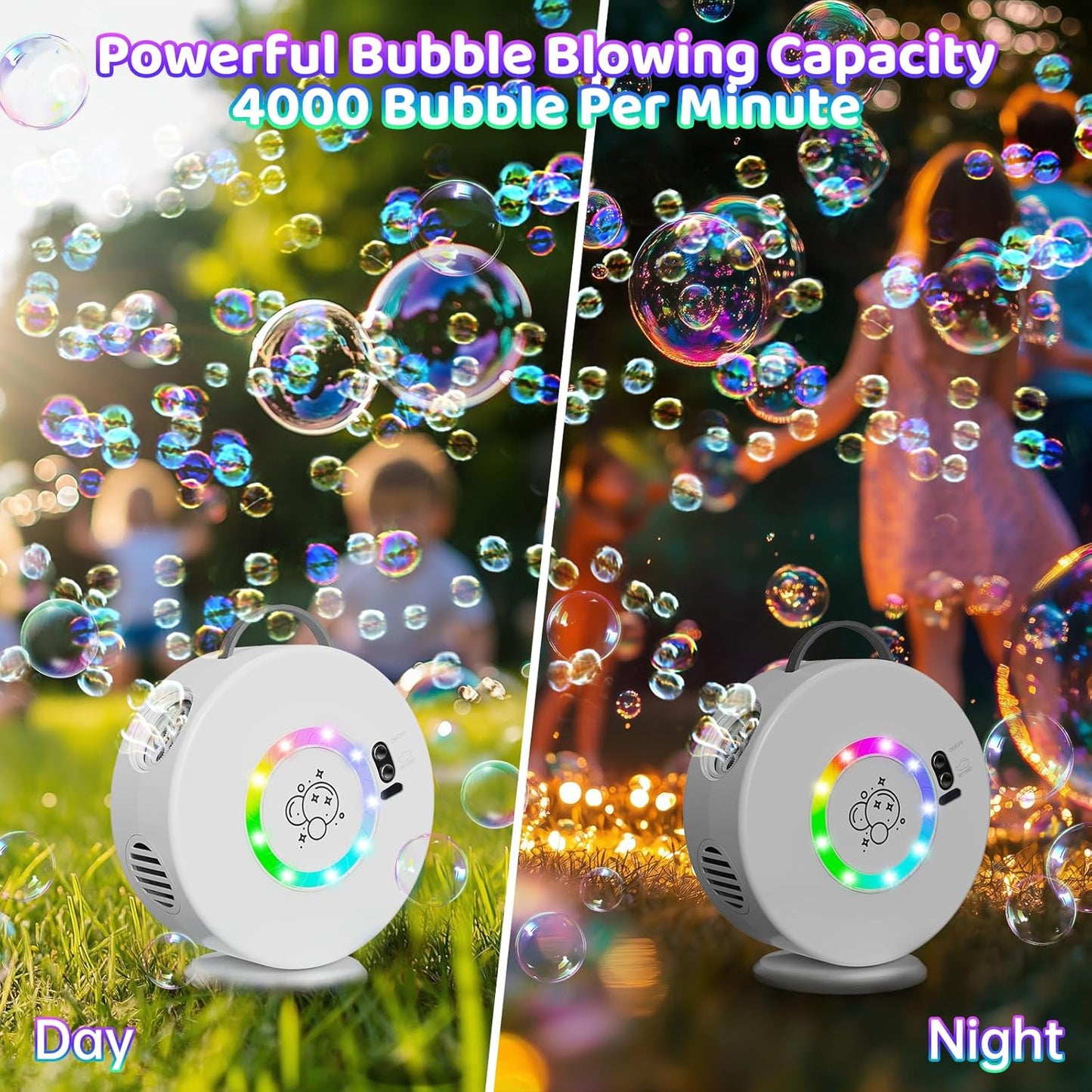 Dreamy Lighting Bubble Machine 7071