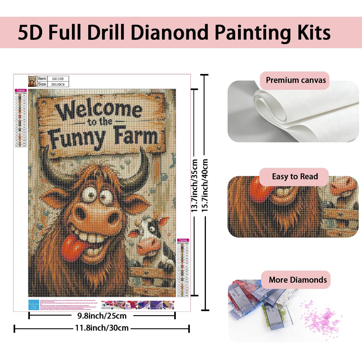 ArtIgle 5D Diamond Painting Kits for Adults, Ancient Sphinx Full Round Drills Gem Diamond Dots, Diamond Dot Art for Adults Beginners Clearance Home Wall Art Decor, 13.78 X 13.78 inch BST220