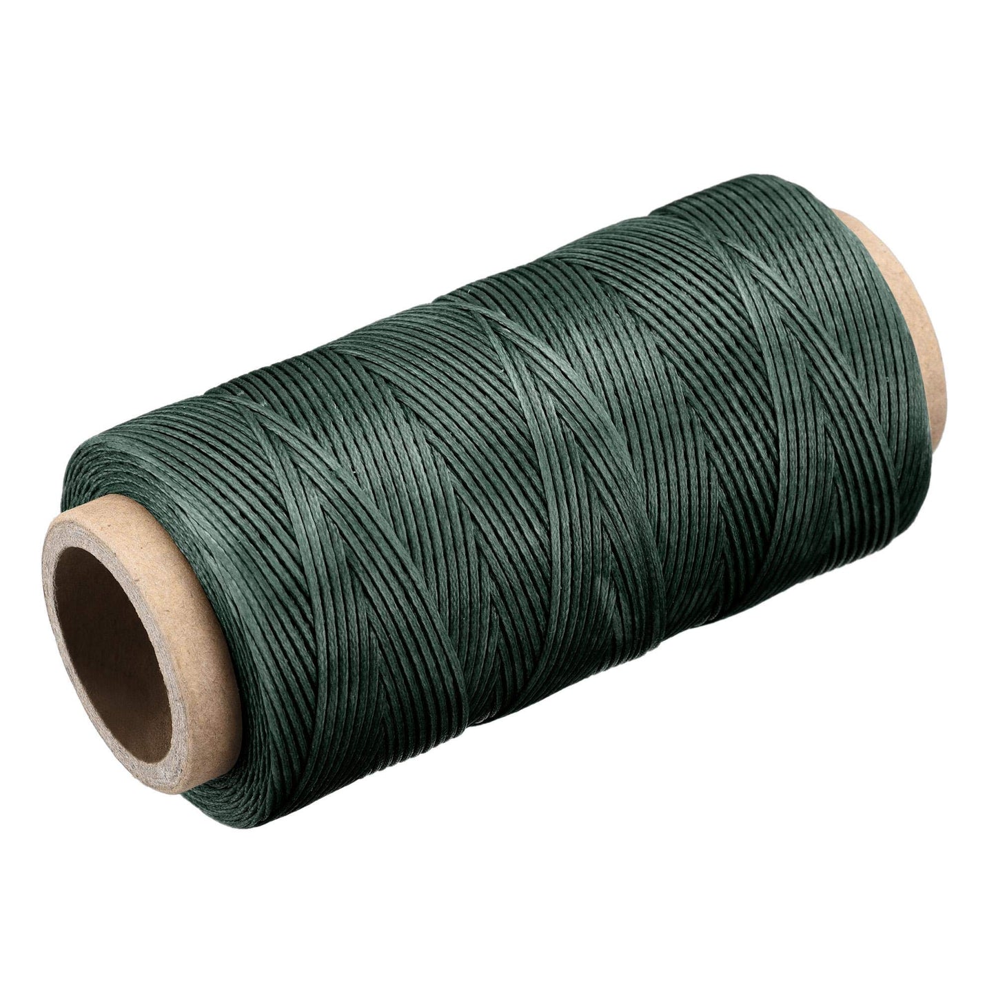uxcell Leather Sewing Thread 186 Yards 210D/1mm Polyester Waxed Cord for Manual Sewing, Wheat BST326H