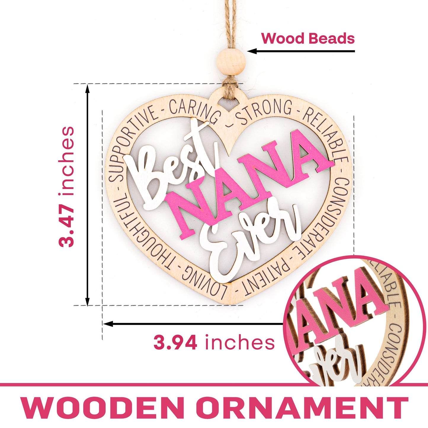 Gifts for Mom, Nonna, Grandma, Grammy, Granny, Gigi, Mimi, Mother's Day Card with envelopes for Mom, Birthday, for Women (Best Mom) WN420