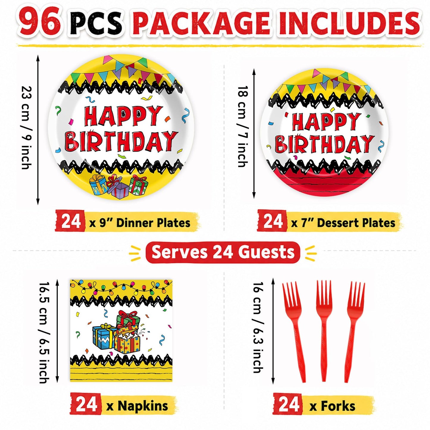 96 Pcs Race Car 1st Birthday Party Plates and Napkins Racing Cars First Birthday Decor Race Car One Year Old Dessert Cake Plates Racing Cars Theme Tableware Set for Kids Boy Party Decor 24 Guests BST202