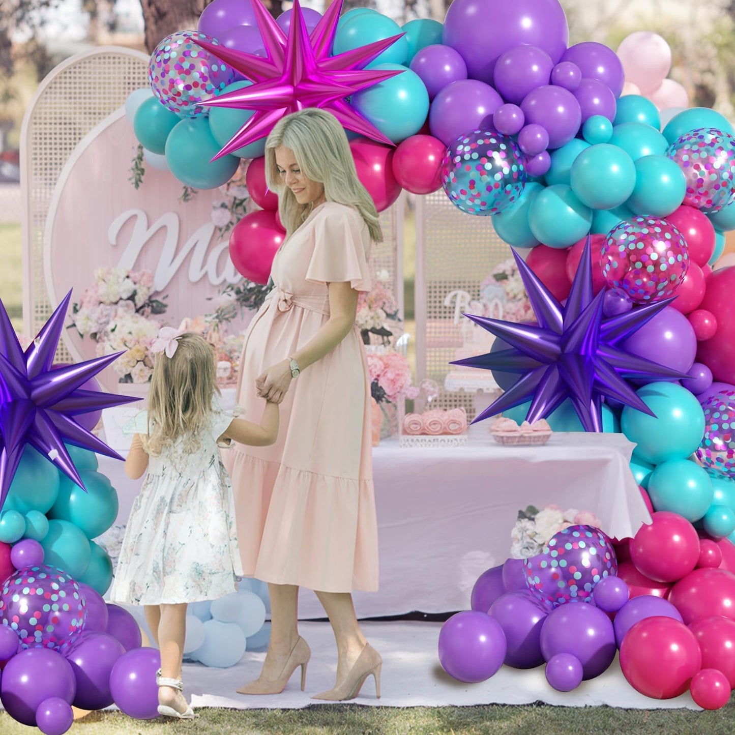 Dusty Green Blue Balloon Arch Kit, Fog Green Dusty Water Blue Beige Ivory Latex Balloons Garland Kit for Women Men Neutral Birthday Wedding Baby Bridal Shower Jungle Safari Party Decorations WN420