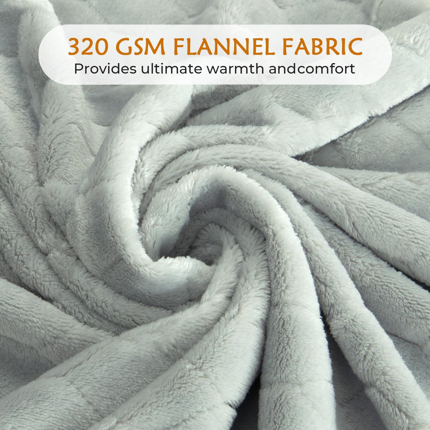 TOONOW Fleece Blanket Super Soft Cozy Throw Blanket 50" x 60", Lightweight Fuzzy Comfy Textured Flannel Blanket Warm Plush Throw Blankets for Couch, Sofa, Bed, Emerald WN420