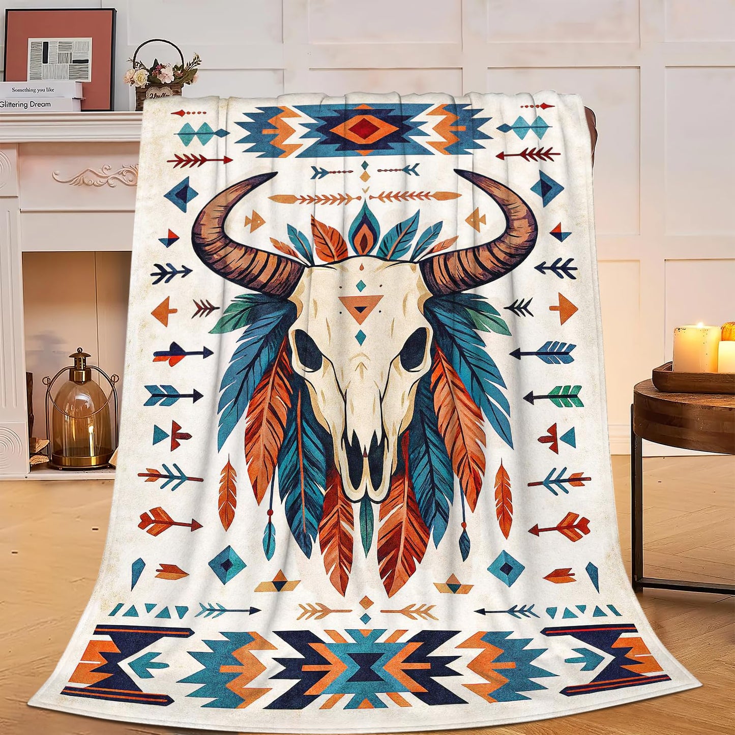 Soccer Blanket Super Soft Warm Fluffy Fleece Flannel Ball Sports Throw Blanket Cozy Fuzzy Plush Stuff Bedding Blankets Gifts for Teens Boys Kids Women Girls Adults 50"X40" BST326H