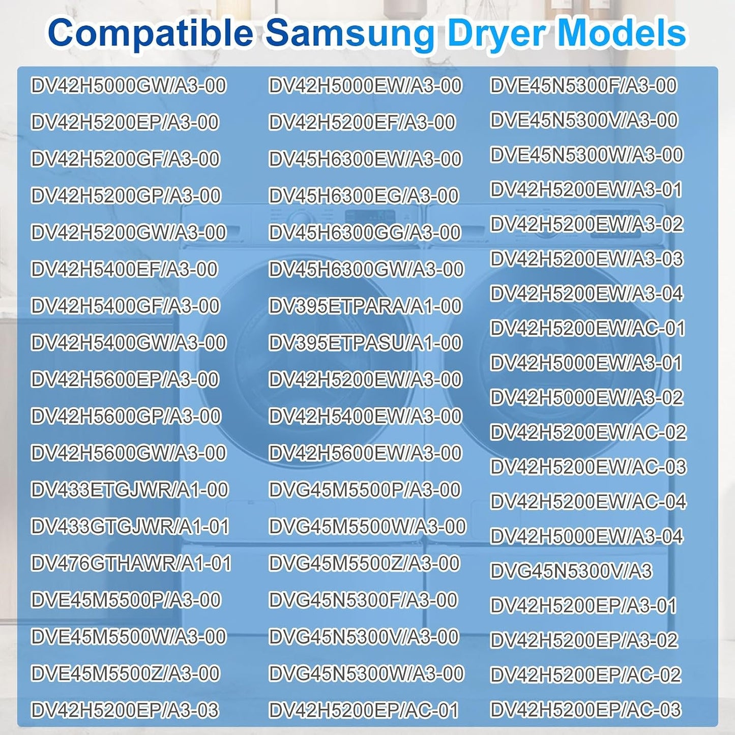 DC64-03186A Control Knob Replacement for Samsung Washer & Dryer (Compatible with WF361BVBEWR WF42H5000AW WF42H5400AF) - 1Pcs Laundry Appliance Knob BST220