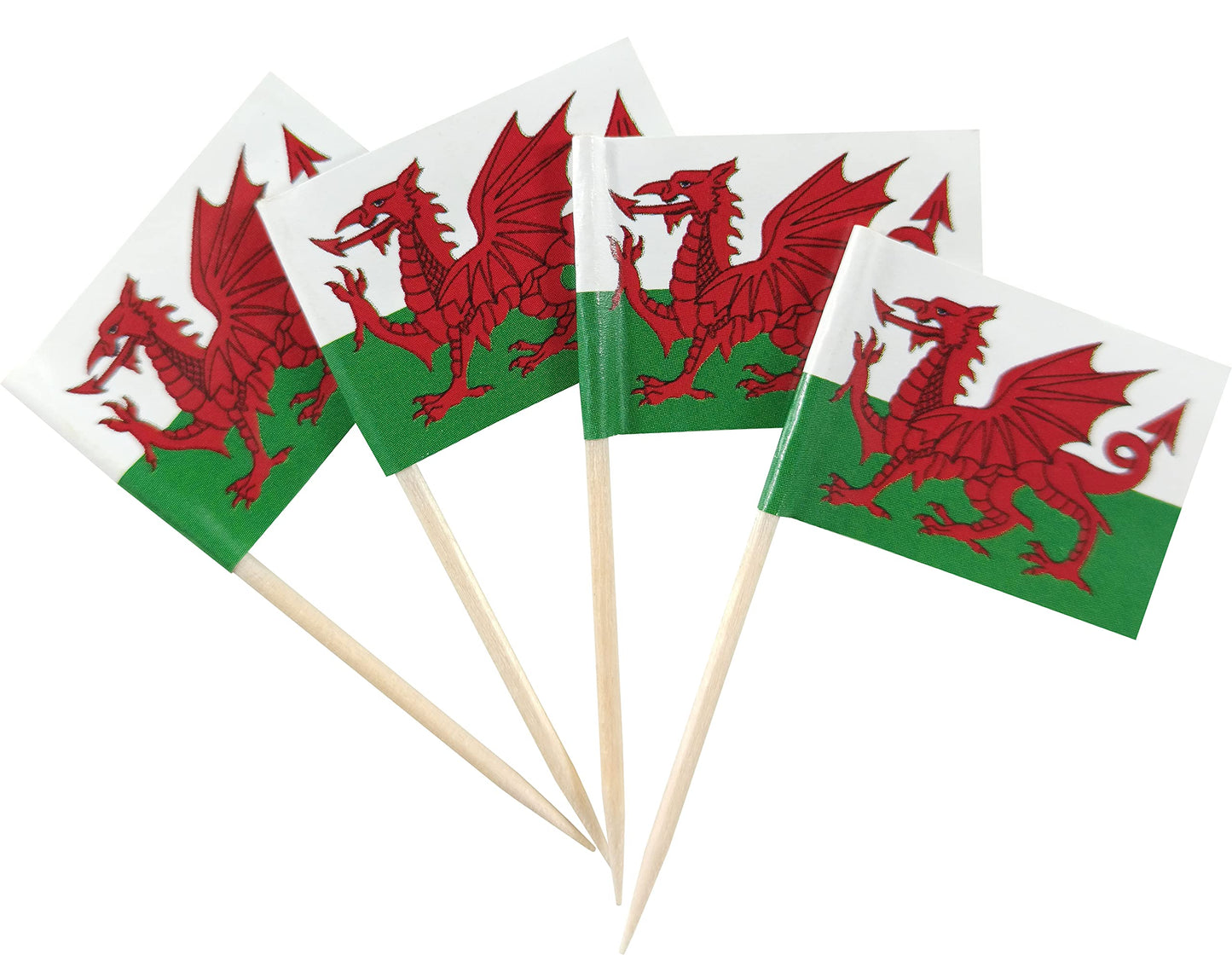 JBCD Mexico Toothpick Flag Mexican Mini Small Cupcake Topper Flags, 200pcs BST220