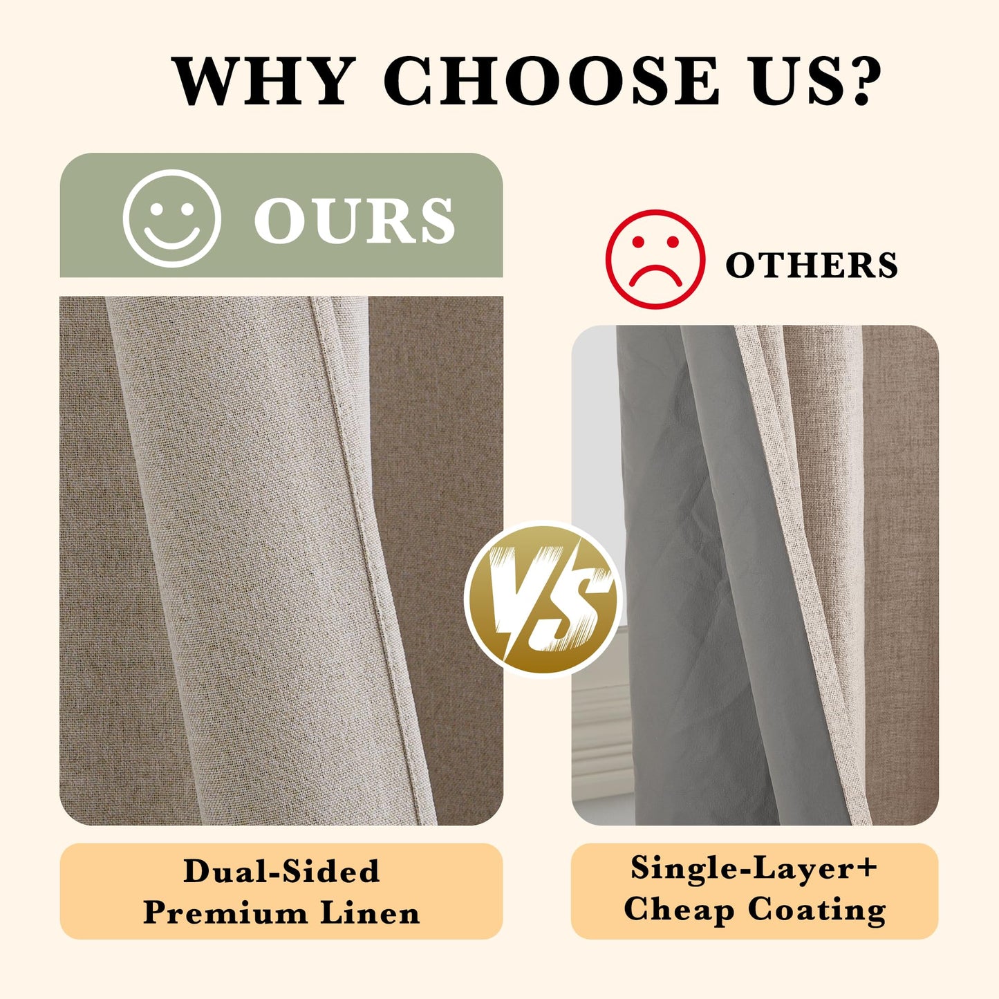RYB HOME 100% Blackout Curtain for Sliding Glass Doors, Extra Wide Thermal Insulated Privacy Linen Curtains for Bedroom/Patio Door/Living Room/Open Closet, Room Divider, Black, W100xL108, 1 Panel BST220