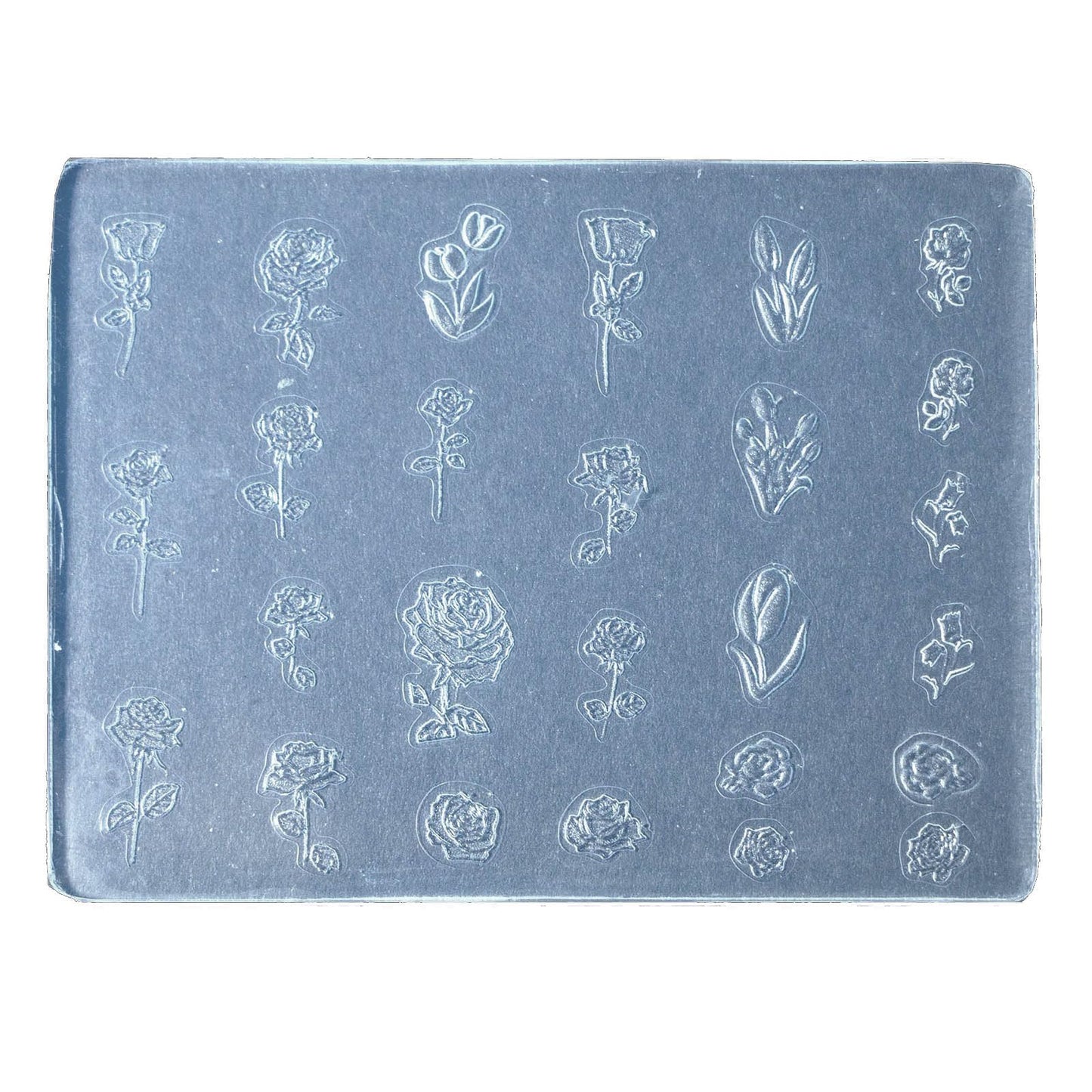 Nail Art Silicone Mold Beautiful 3D Nail Embossed Stencils Molds Epoxy Resin Mold DIY Crafts Party Home Decor BST220
