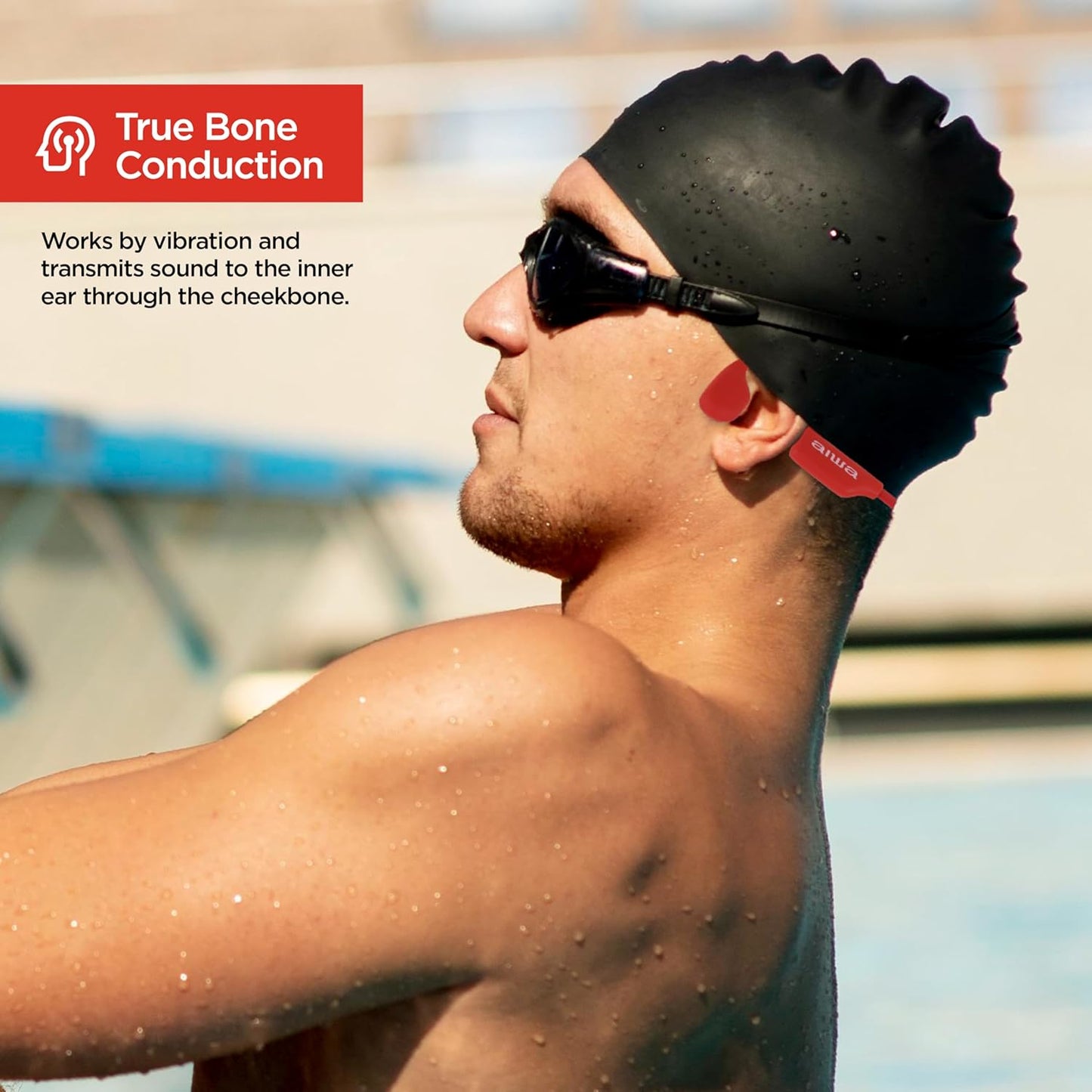 Aiwa Prodigy Swim Bone Conduction Wireless Headphones 69