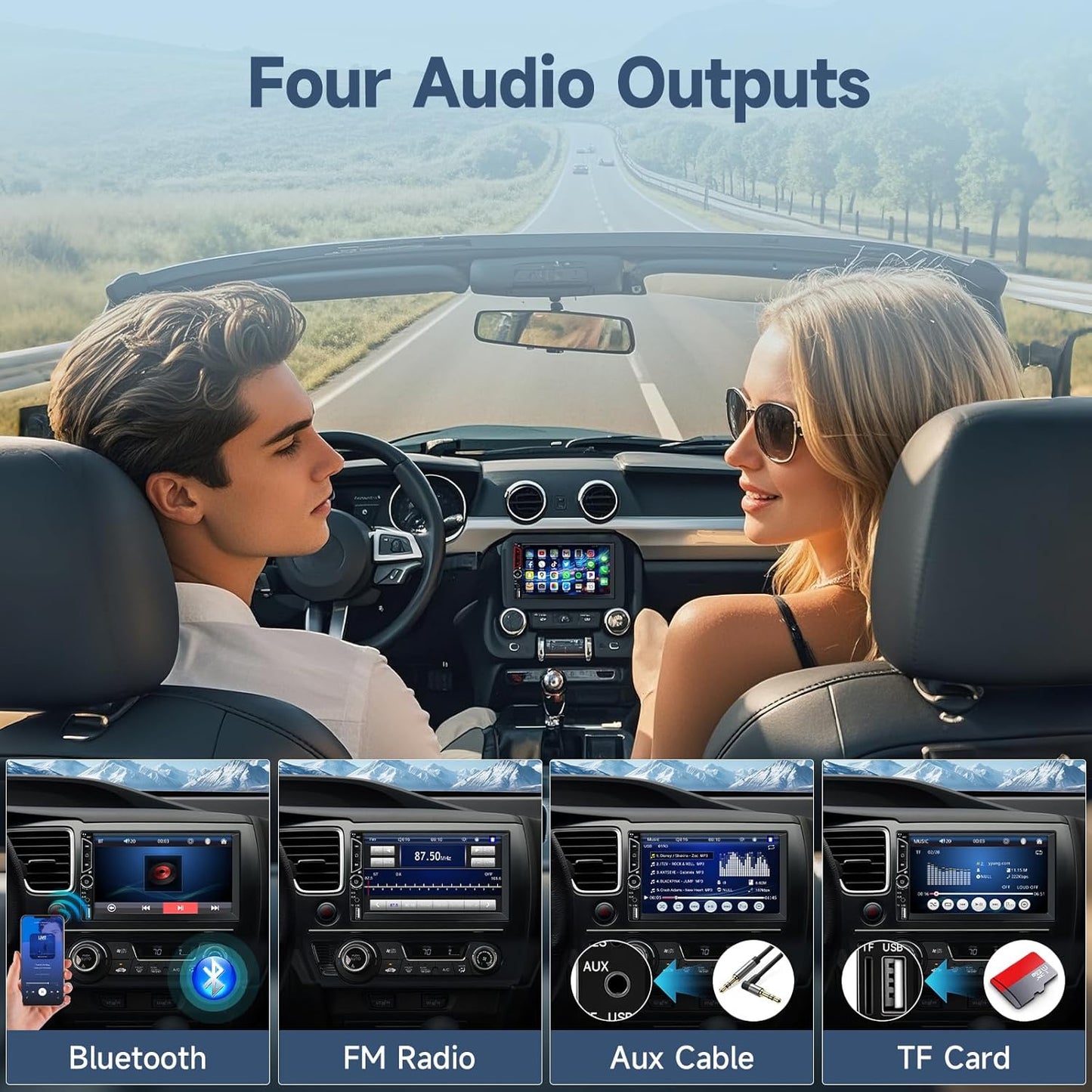 Leadfan 7inch Car Stereo Double Din