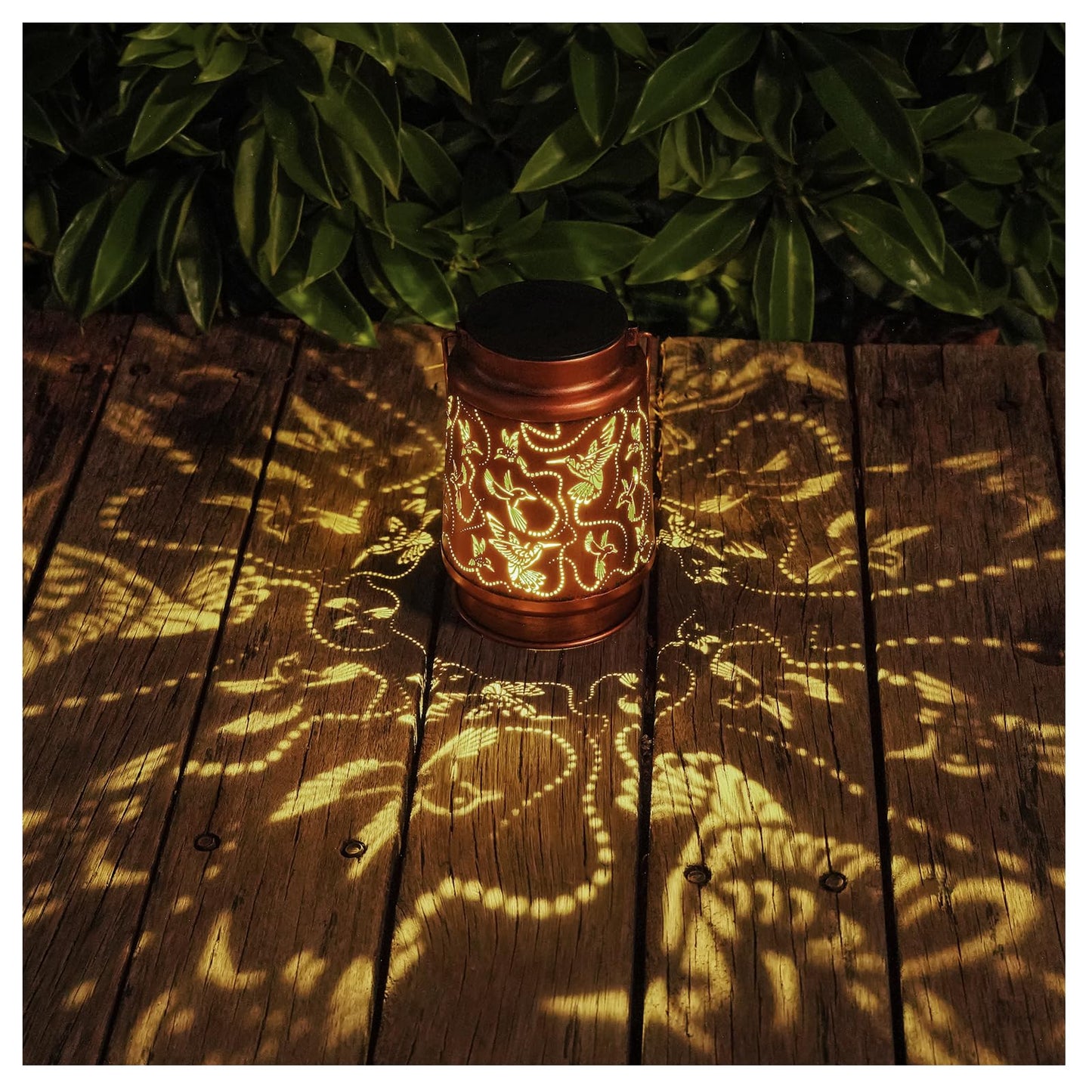 Solar Lanterns Outdoor Waterproof Butterfly Garden Decor Birthday Gifts for Women Mom Grandma, Hanging Solar Lights Metal Lantern Decoration Outside for Yard, Patio, Backyard, Porch