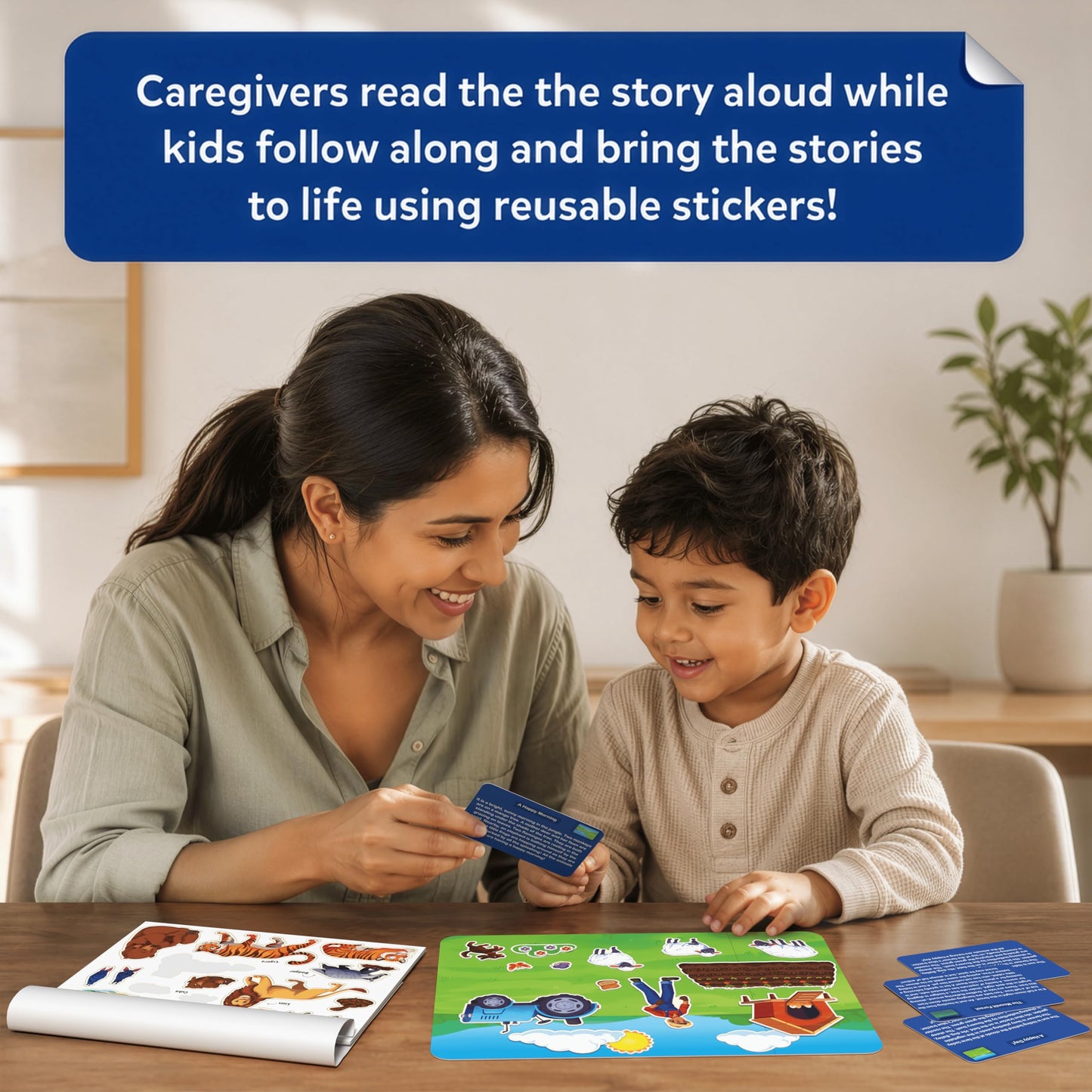 Skillmatics Activity Kit - Creative Storytelling & Skill Building with 150+ Reusable Stickers N3233